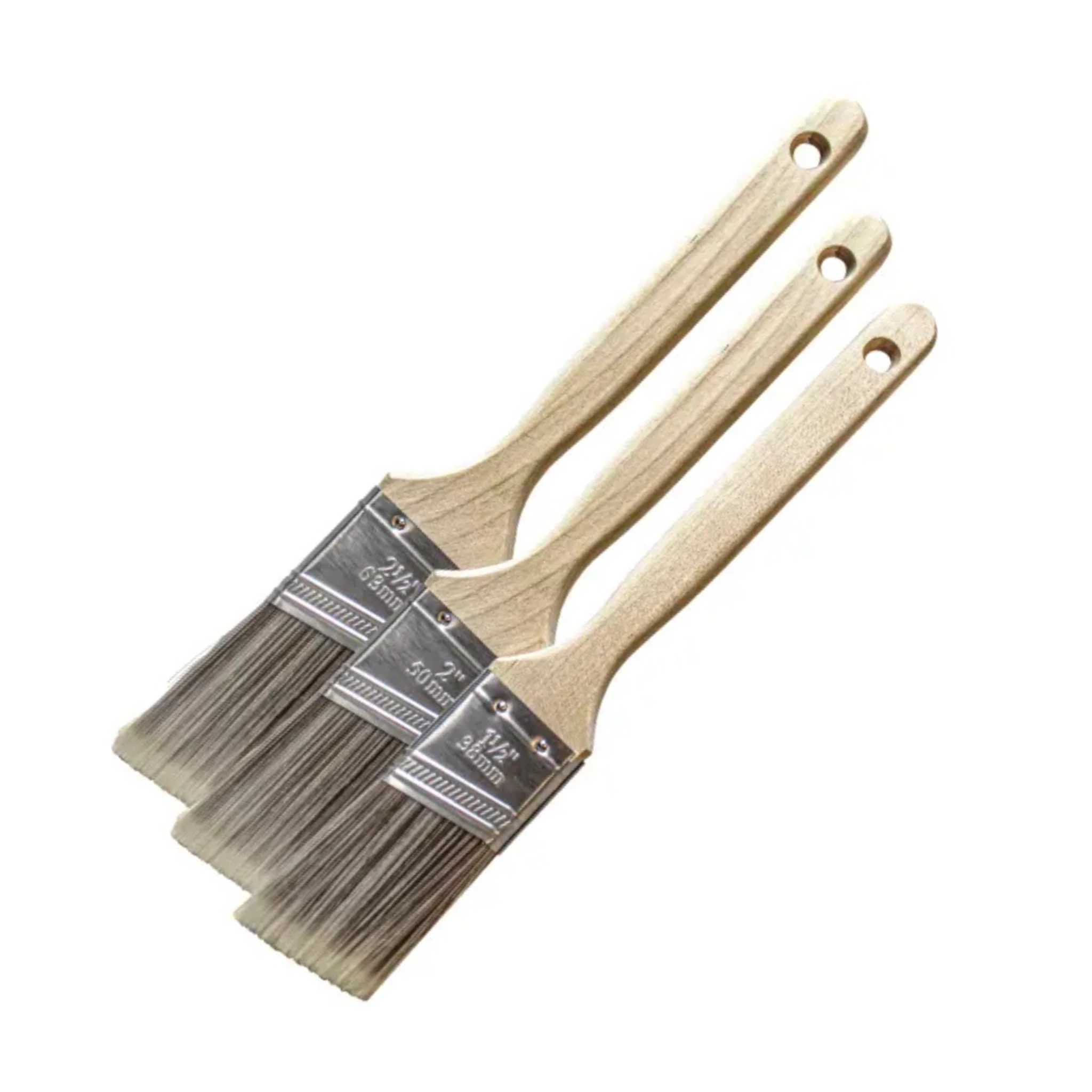Faithfull Tradesman Synthetic Sash Brush Set 3 Piece