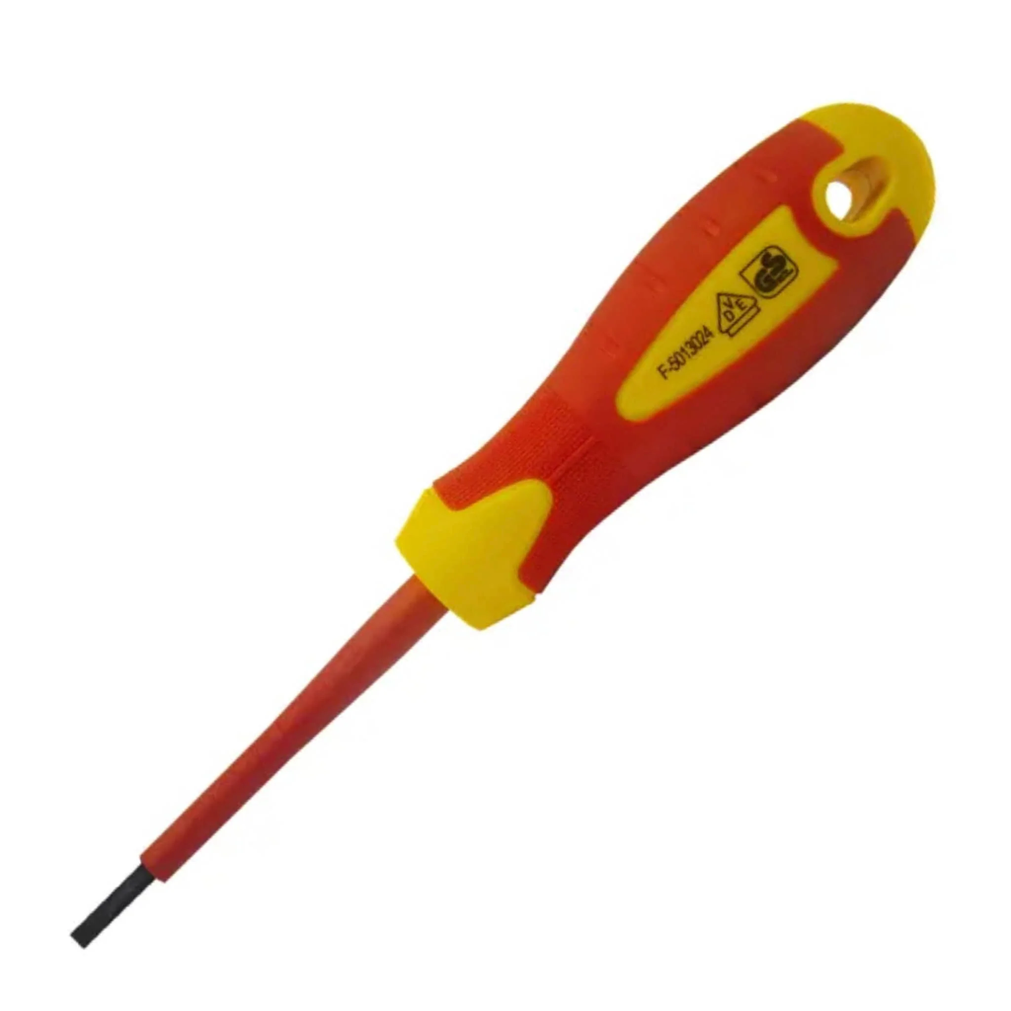 Faithfull VDE Screwdriver Slotted 3.5mm x 100mm