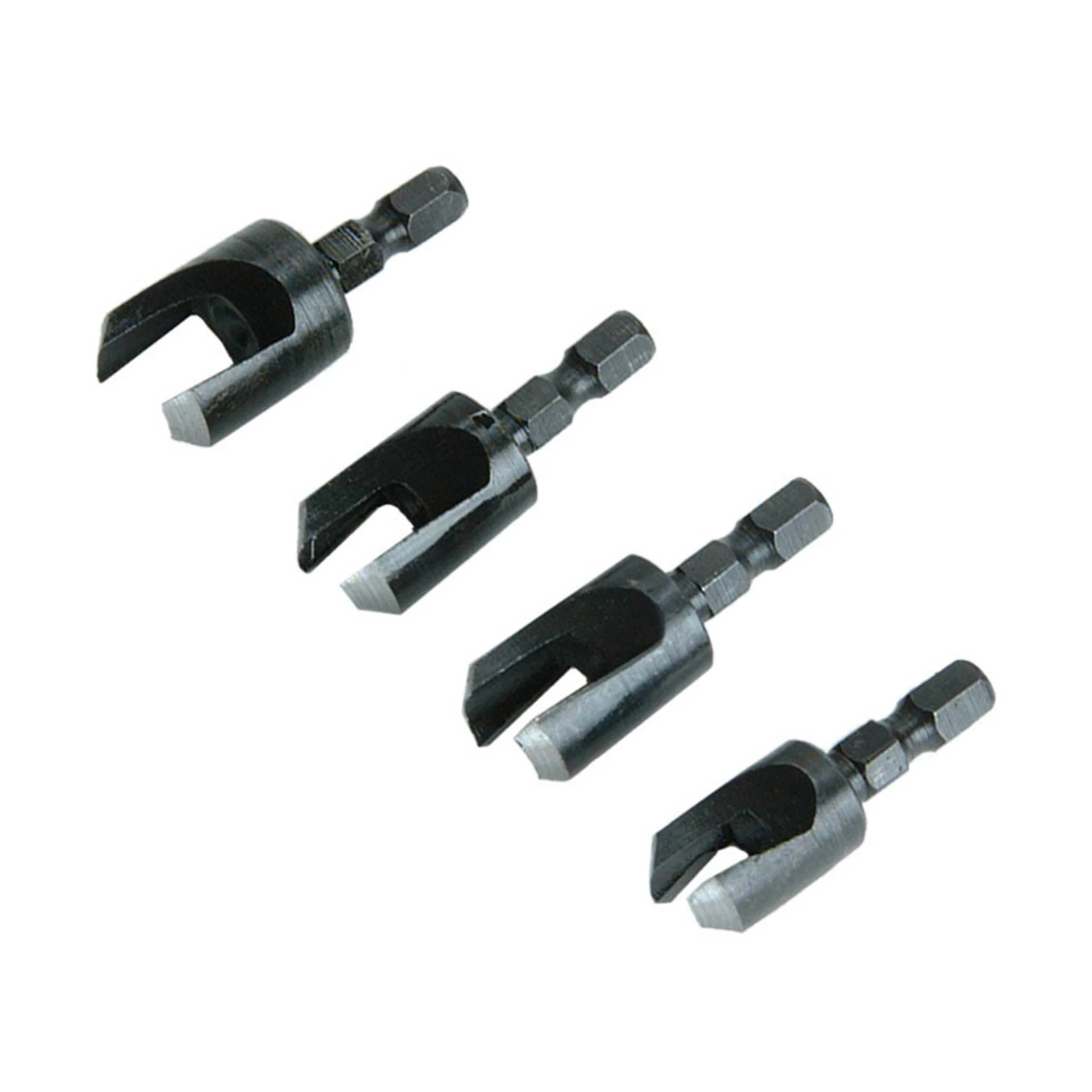 Faithfull Wood Plug Cutter Set - 4 Piece