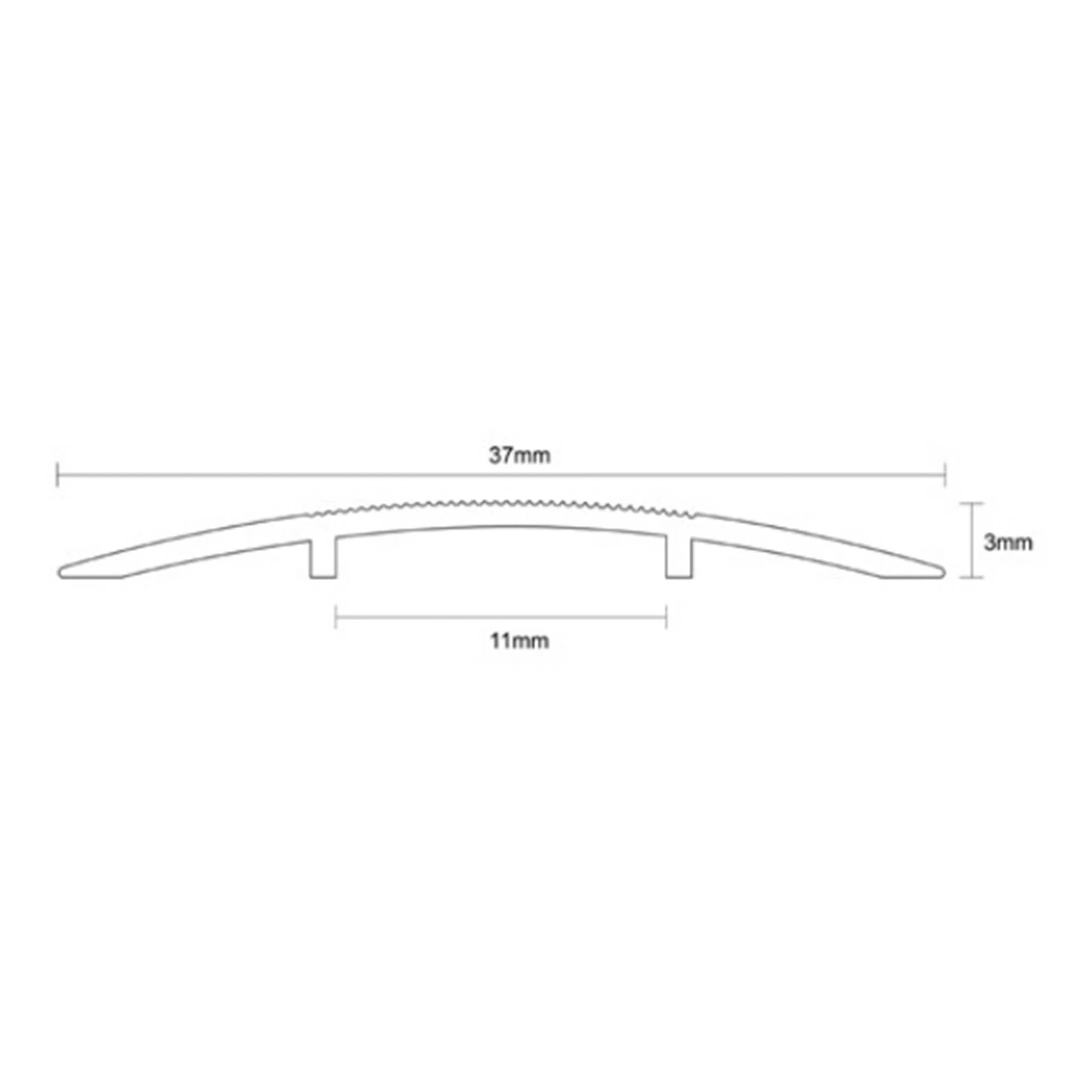 Flooring Threshold Trim Narrow Cover Strip Aluminium 900mm - Image 3