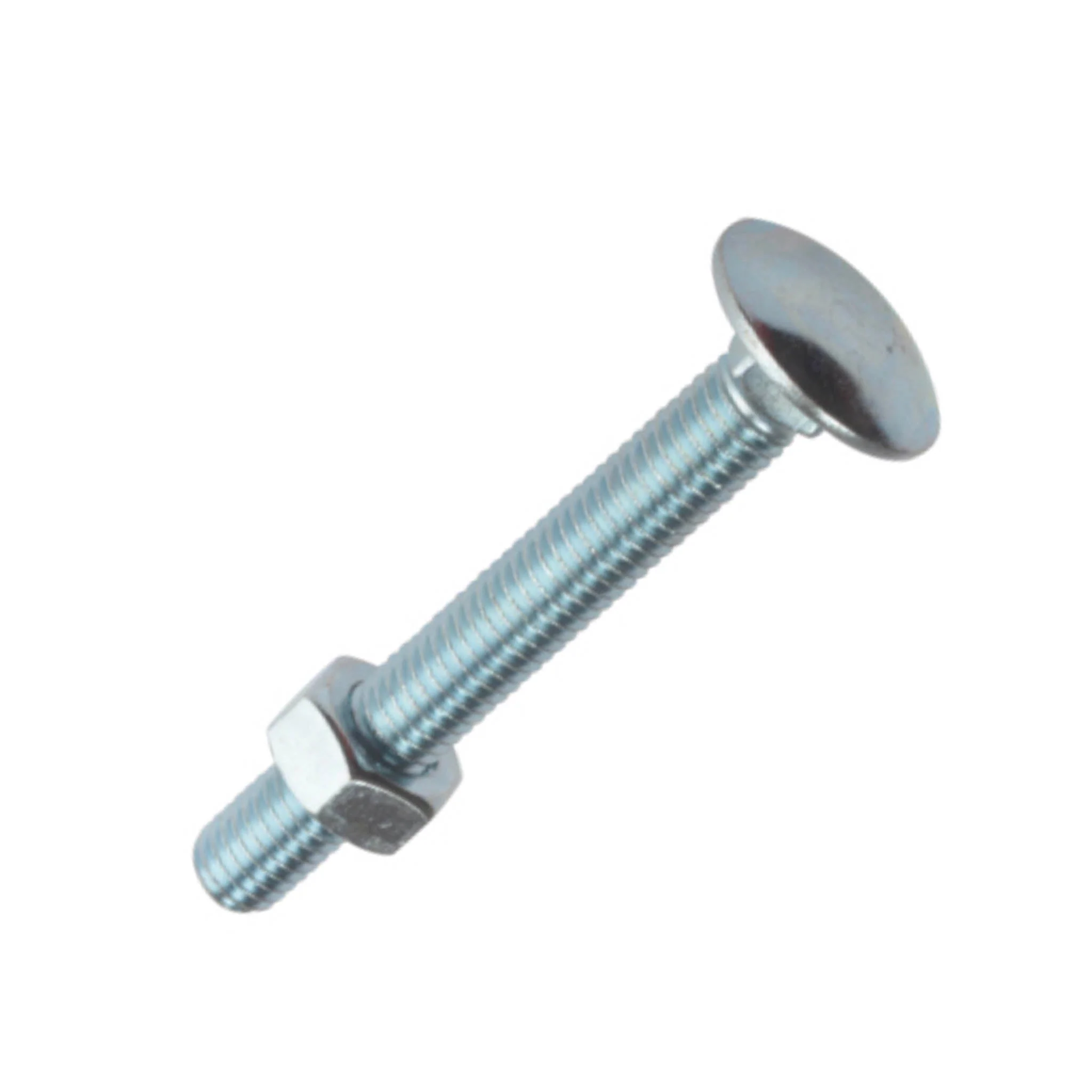 Forgefix Carriage Bolt And Nut M12 x 75mm - 5 Pack