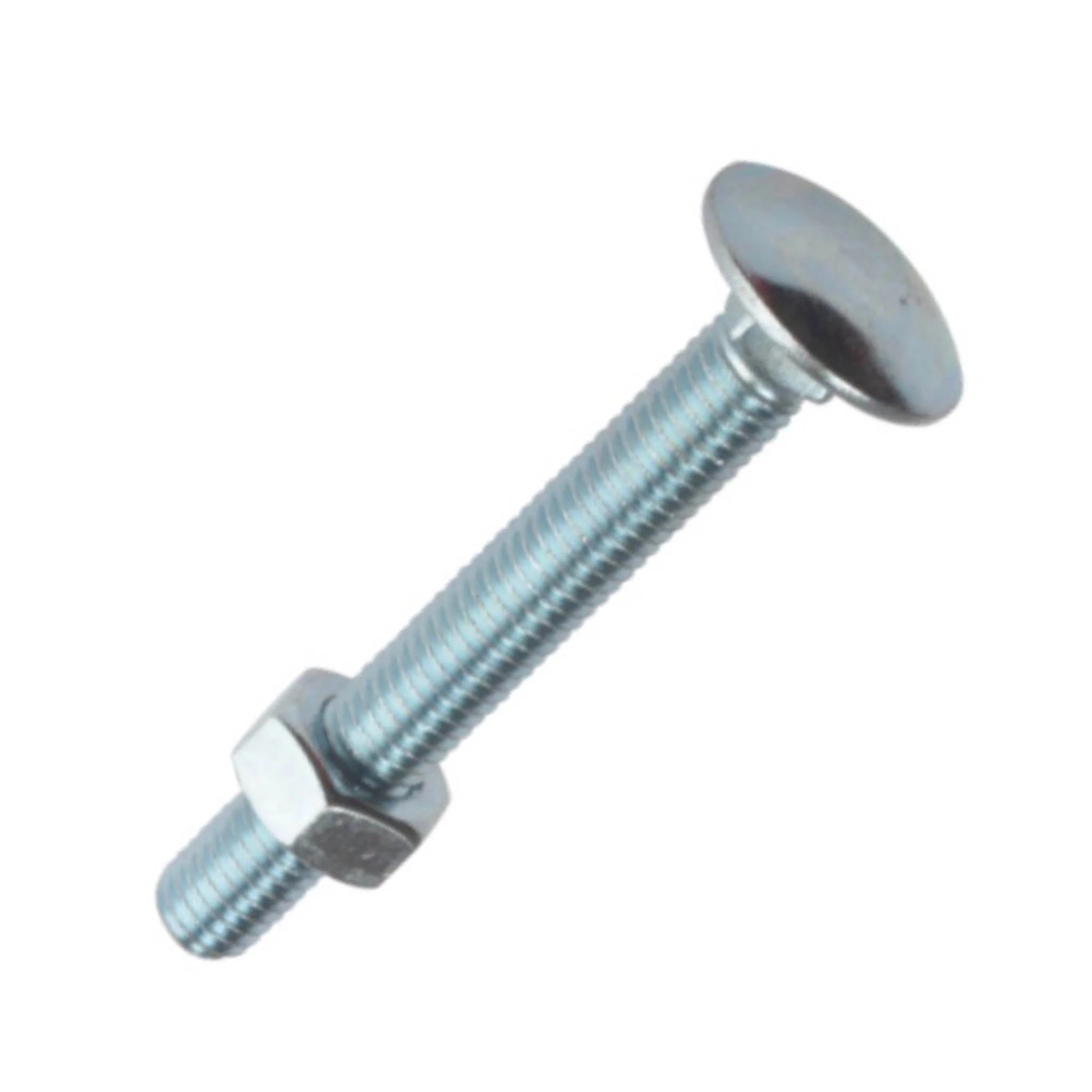 Forgefix Carriage Bolt And Nut M8 x 100mm - 10 Pack