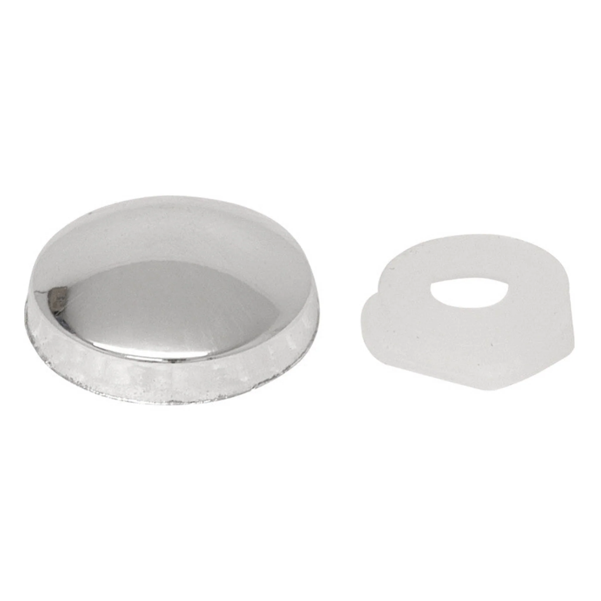 Forgefix Screw Cover Dome Caps Chrome 25 Pack
