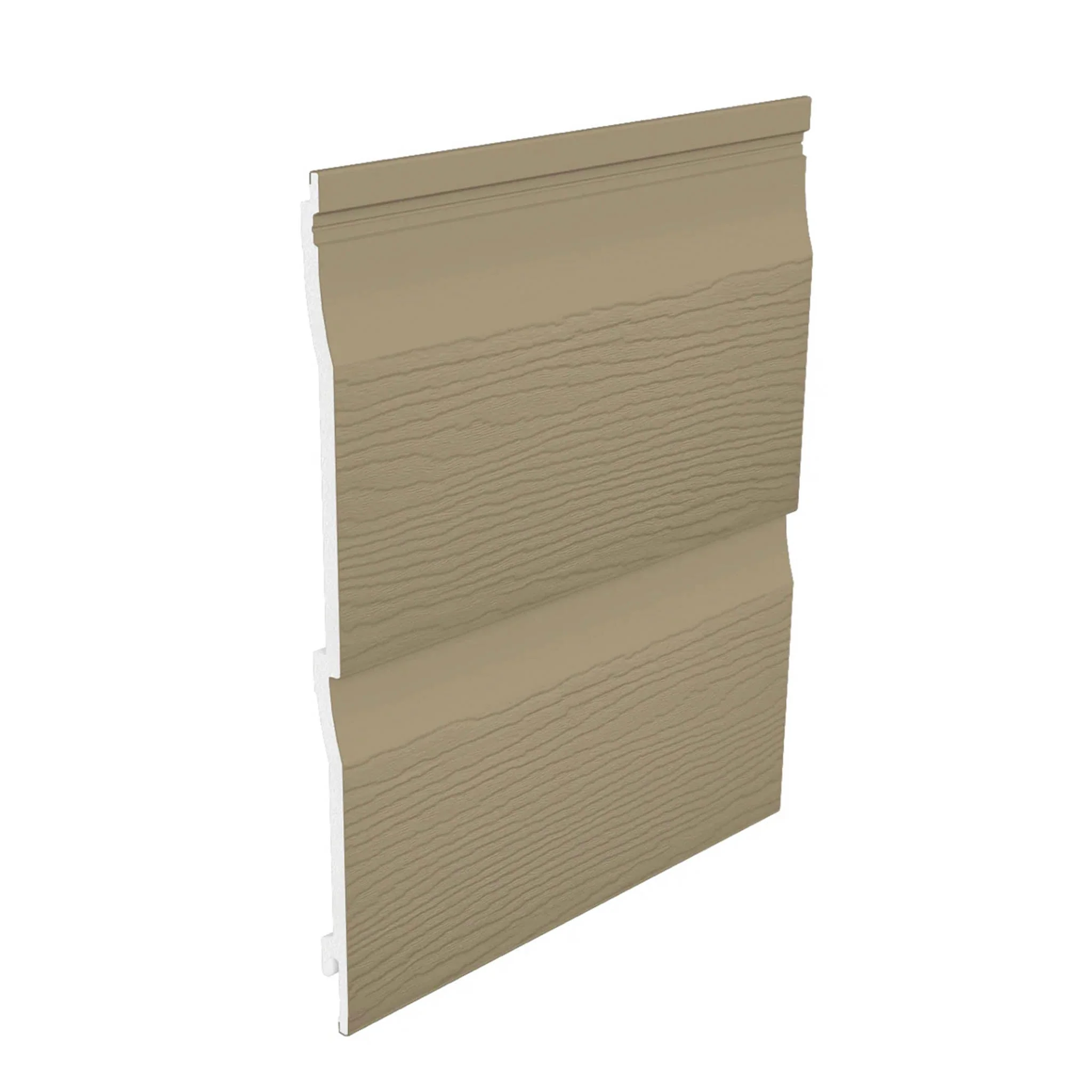 Fortex Double Shiplap Cladding Embossed Argyl Brown 333mm x 5 Metre - Image 2