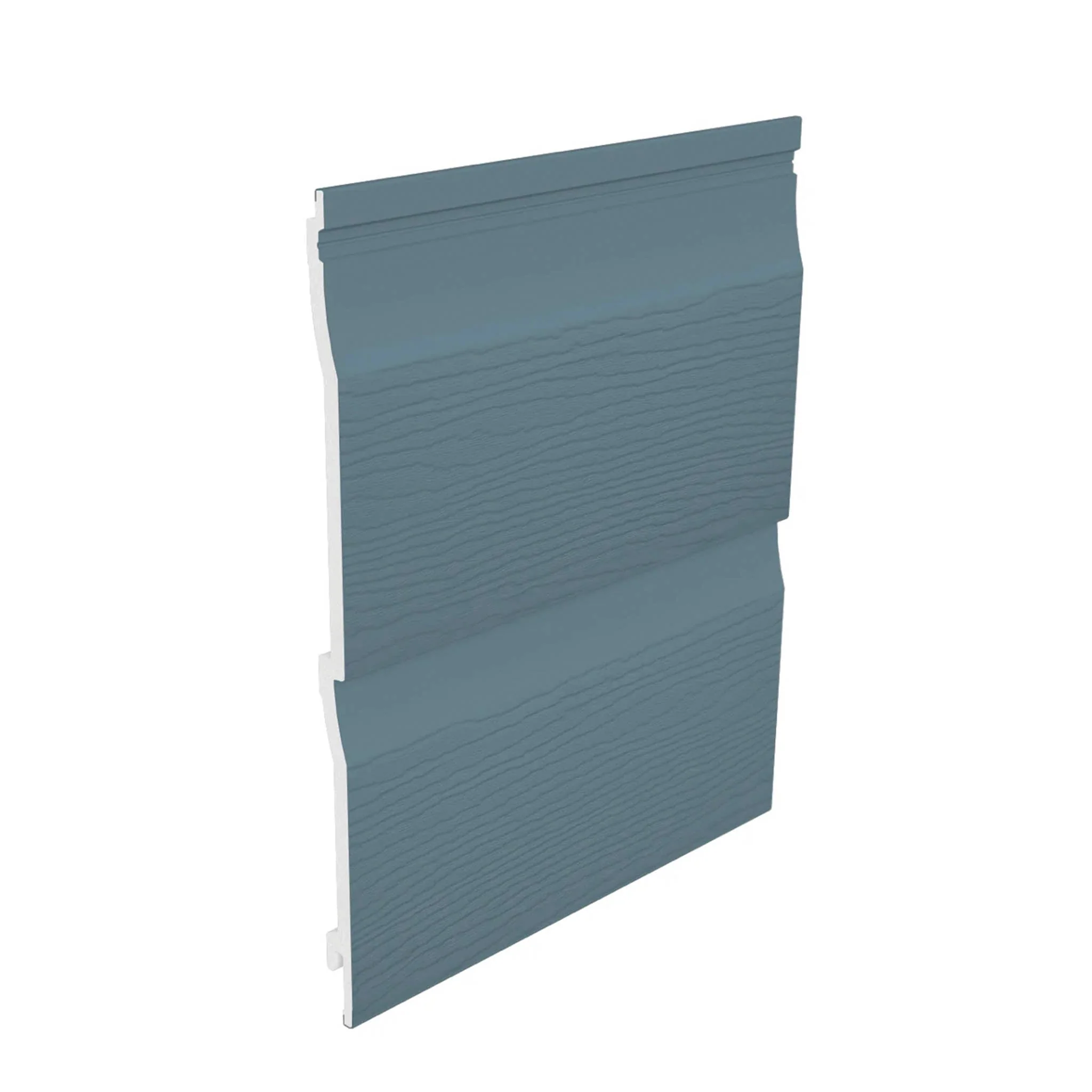 Fortex Double Shiplap Cladding Embossed Colonial Blue 333mm x 5 Metre - Image 2