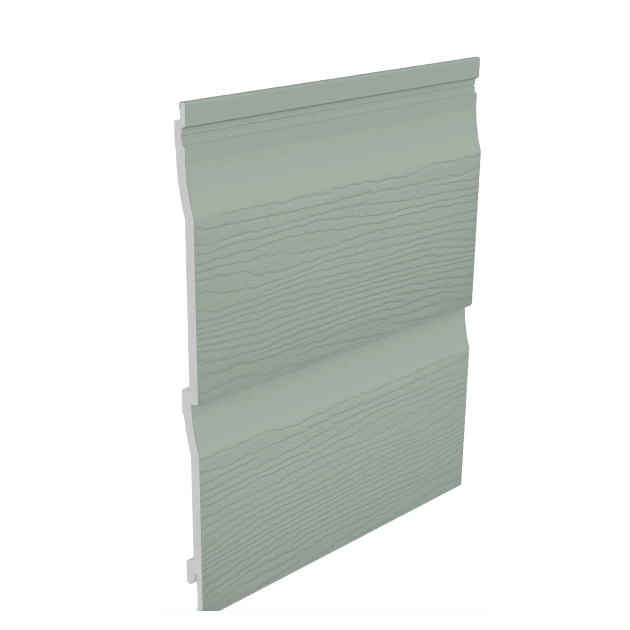 Fortex Double Shiplap Cladding Embossed Sage Green 333mm x 5 Metre - Image 2