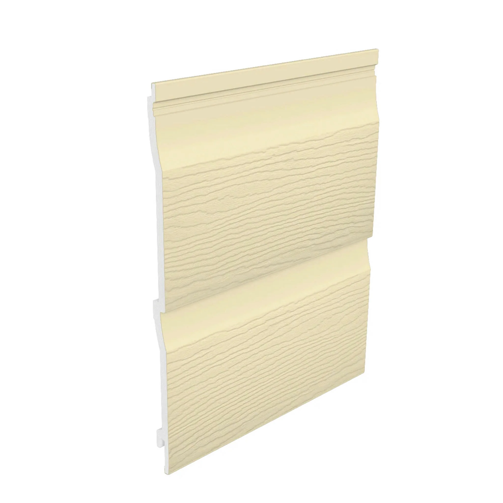 Fortex Double Shiplap Cladding Embossed Sand 333mm x 5 Metre - Image 2