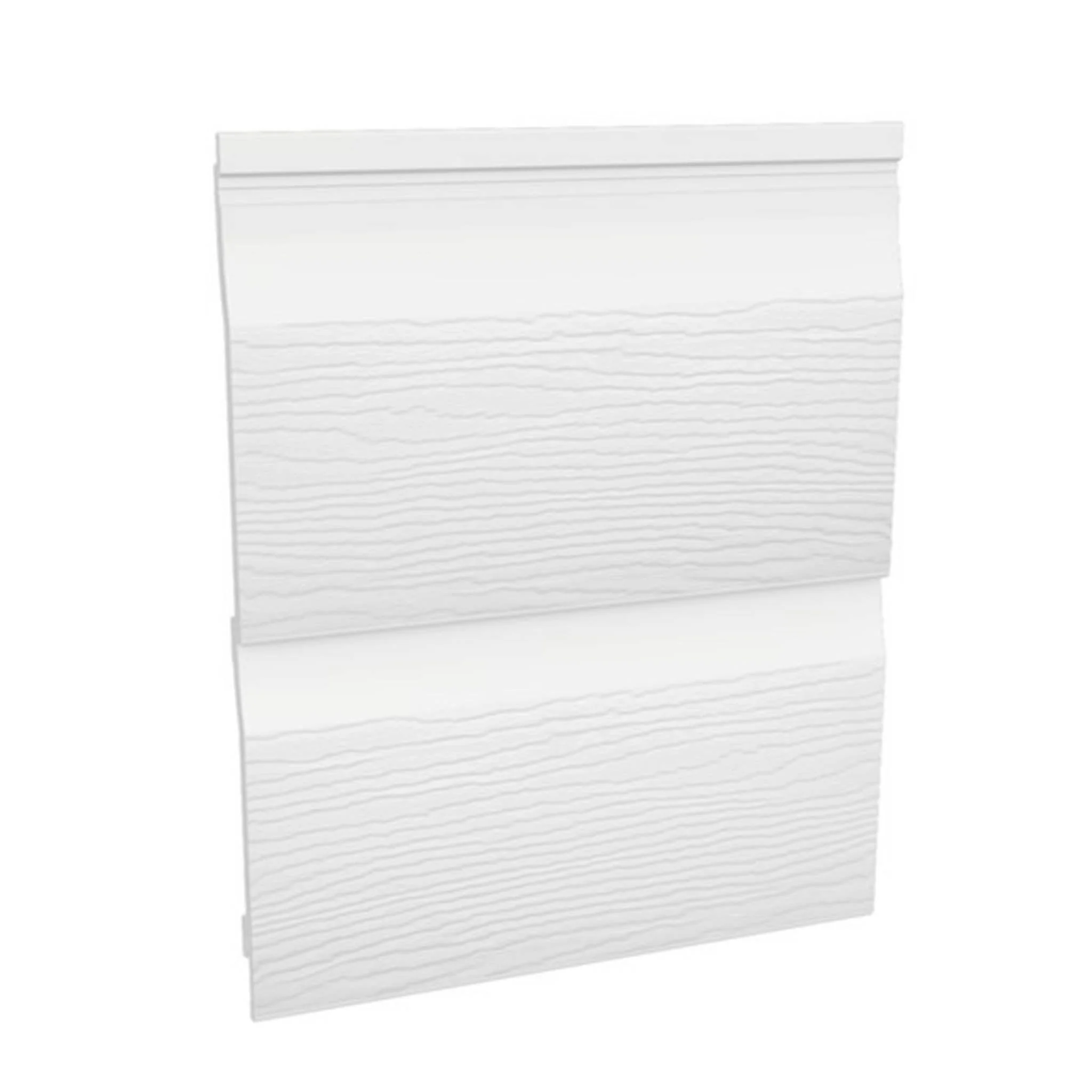 Fortex Double Shiplap Cladding Embossed White 333mm x 5 Metre - Image 2