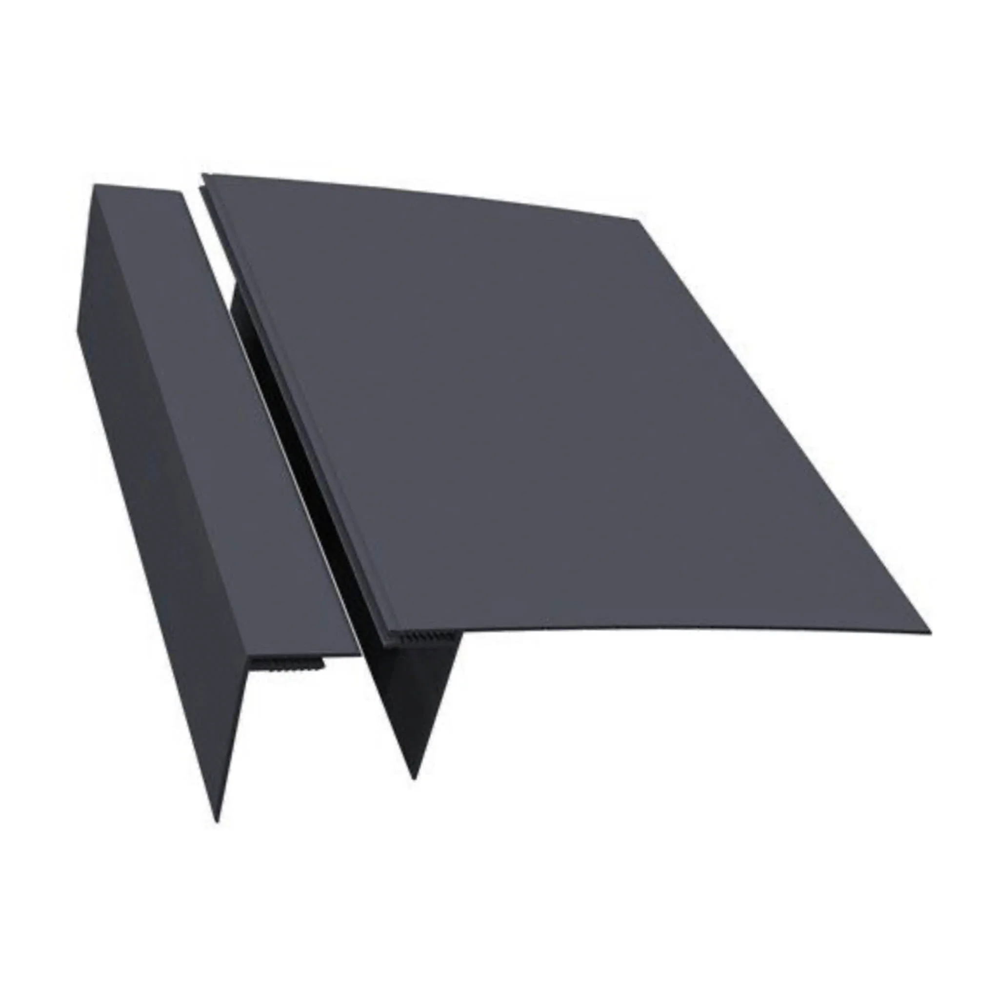 Fortex Exterior Shiplap Cladding Slate Grey Reveal Liner - 3 Metre