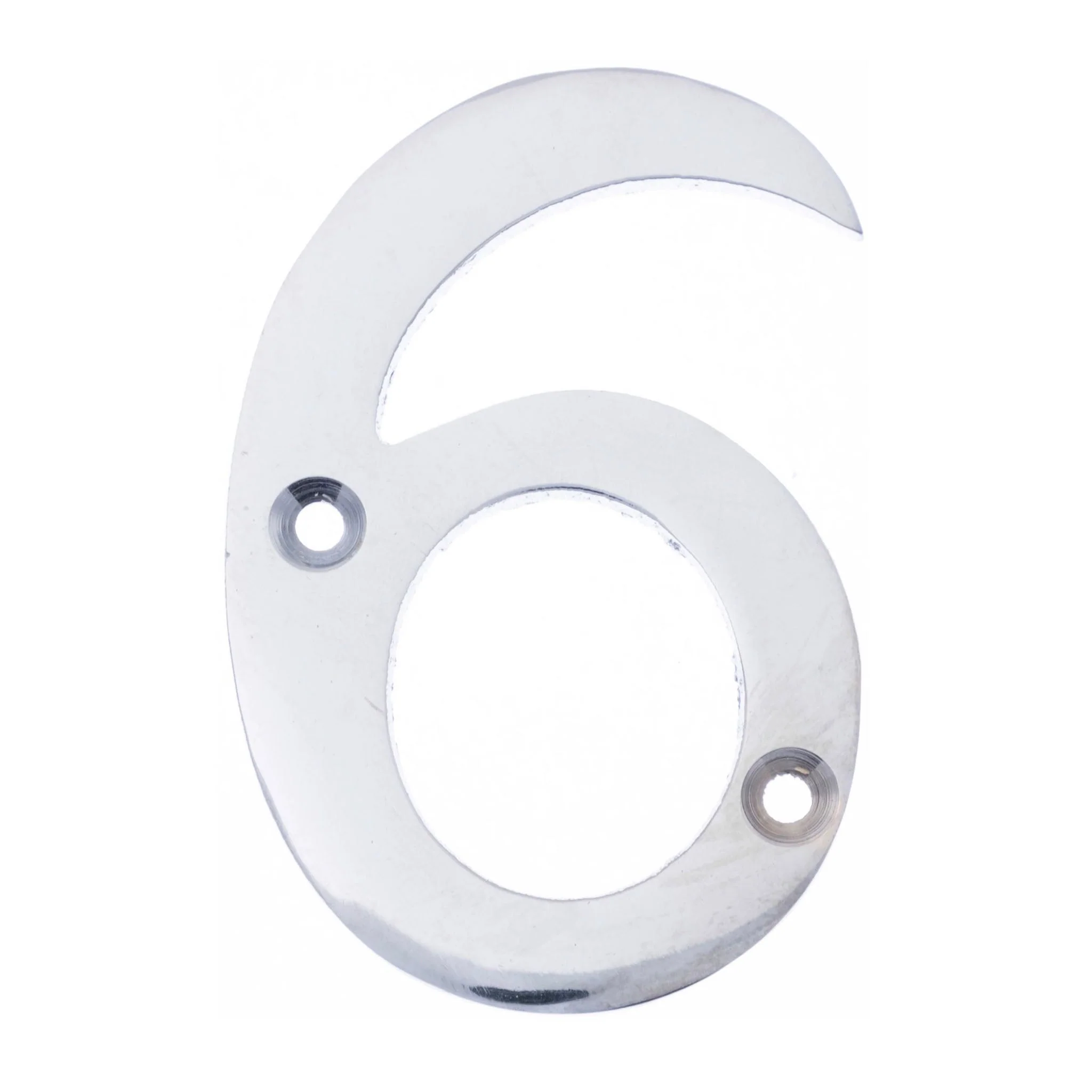 Frisco Chrome Numeral - 6