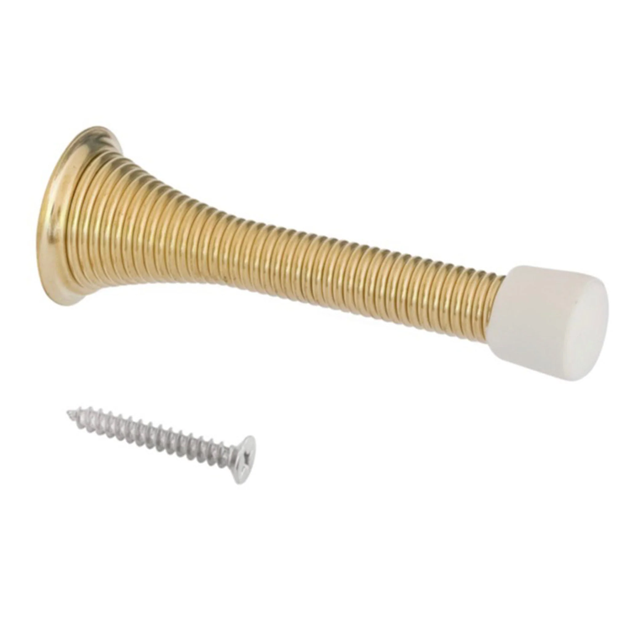Frisco Flexible Door Stop Electro Brassed