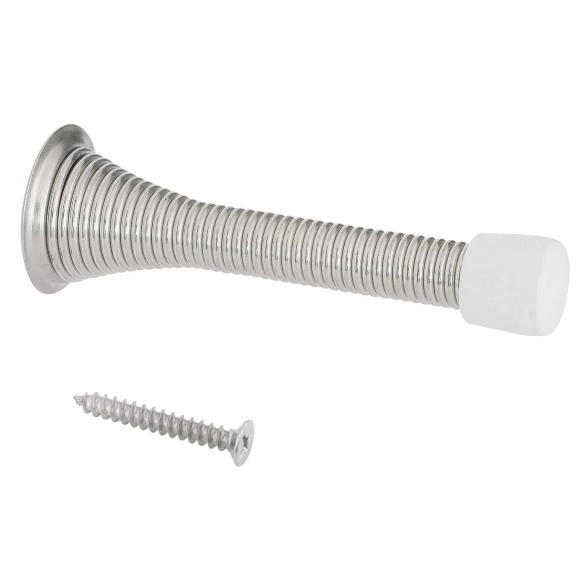 Frisco Flexible Door Stop Nickel Plated
