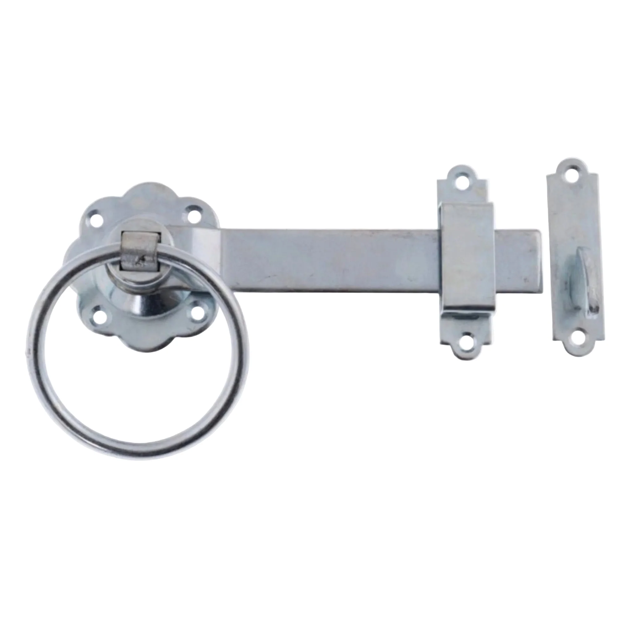 Frisco Gate Latch Set BZP 152mm
