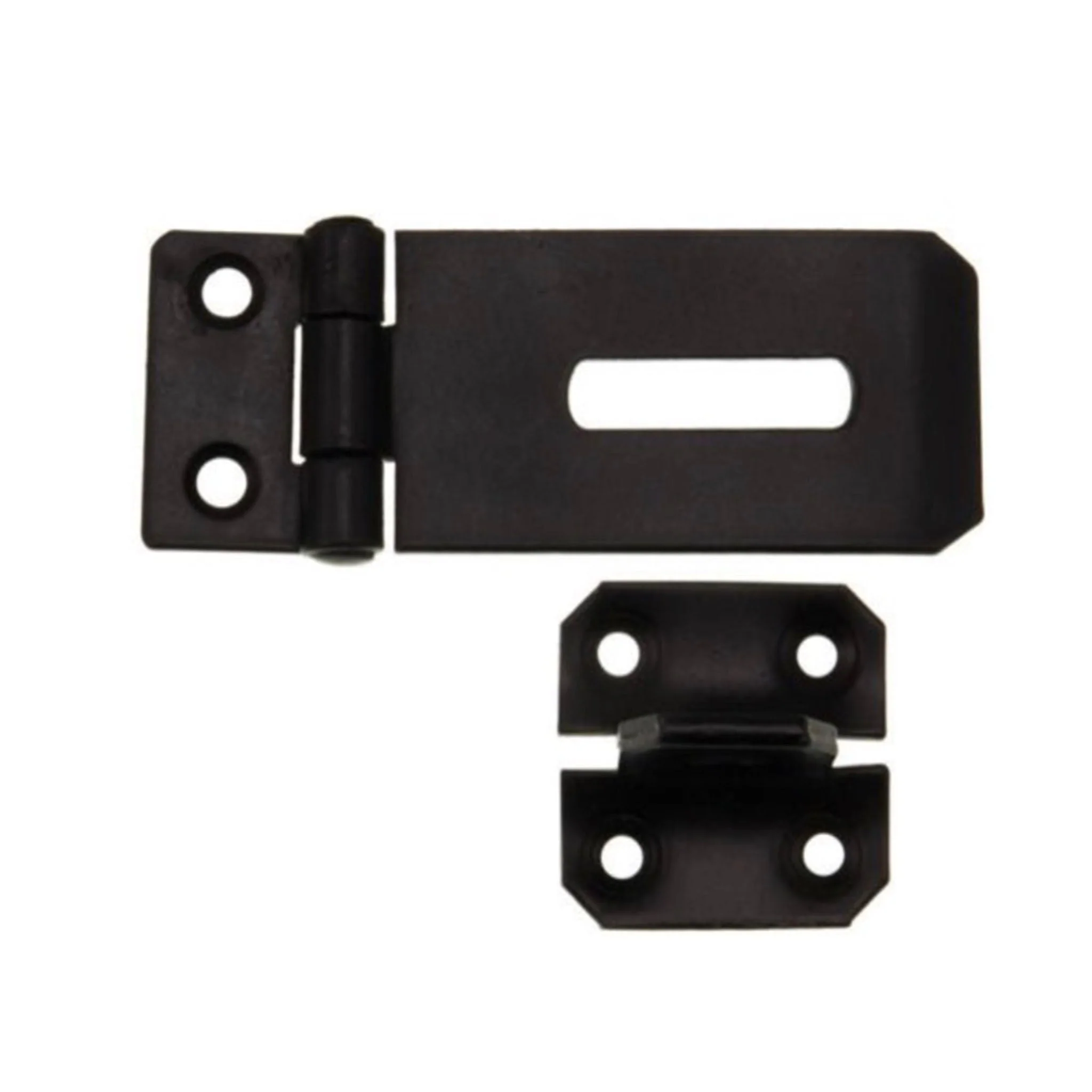 Frisco Hasp And Staple Black 76mm