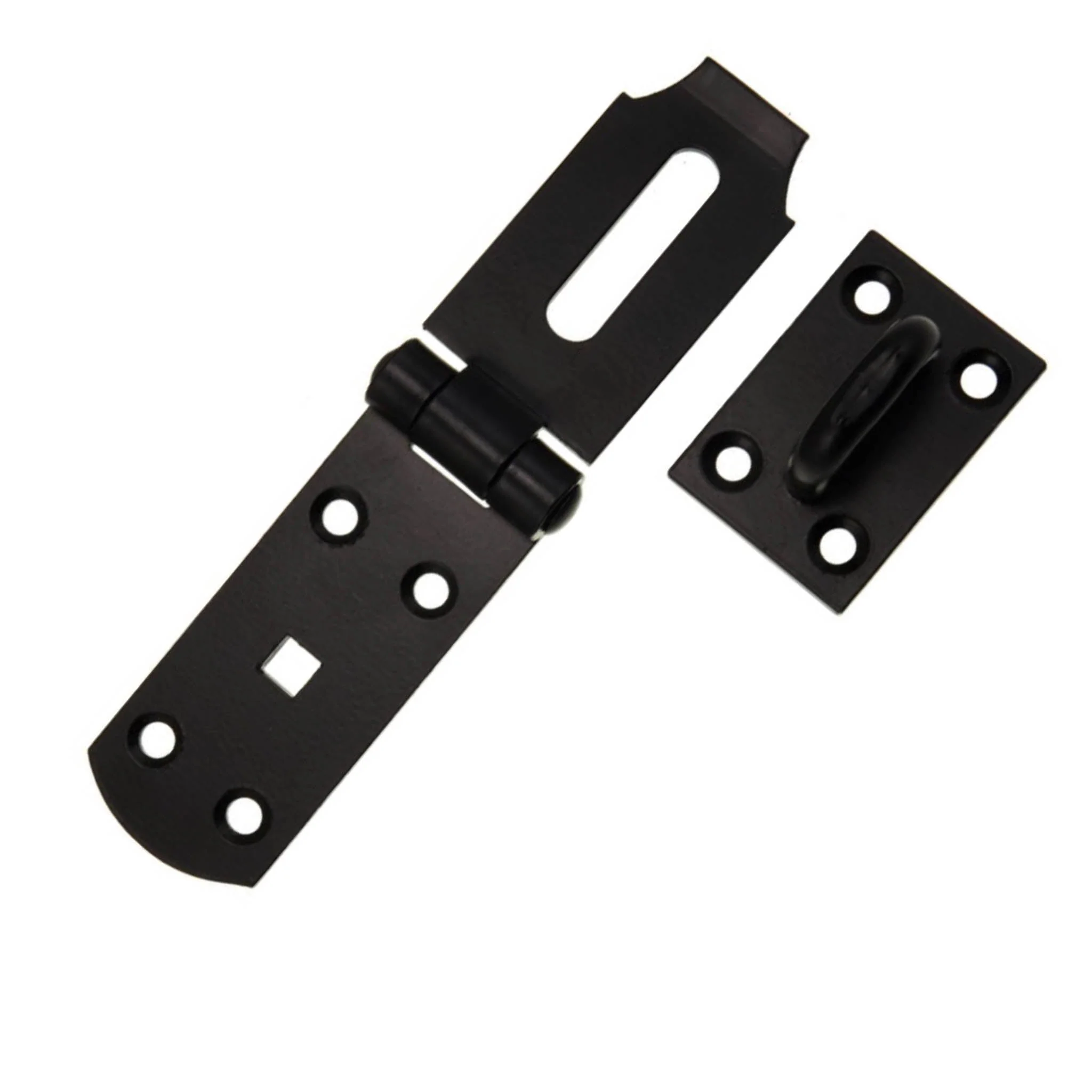 Frisco Hasp And Staple Heavy Duty Black 200mm