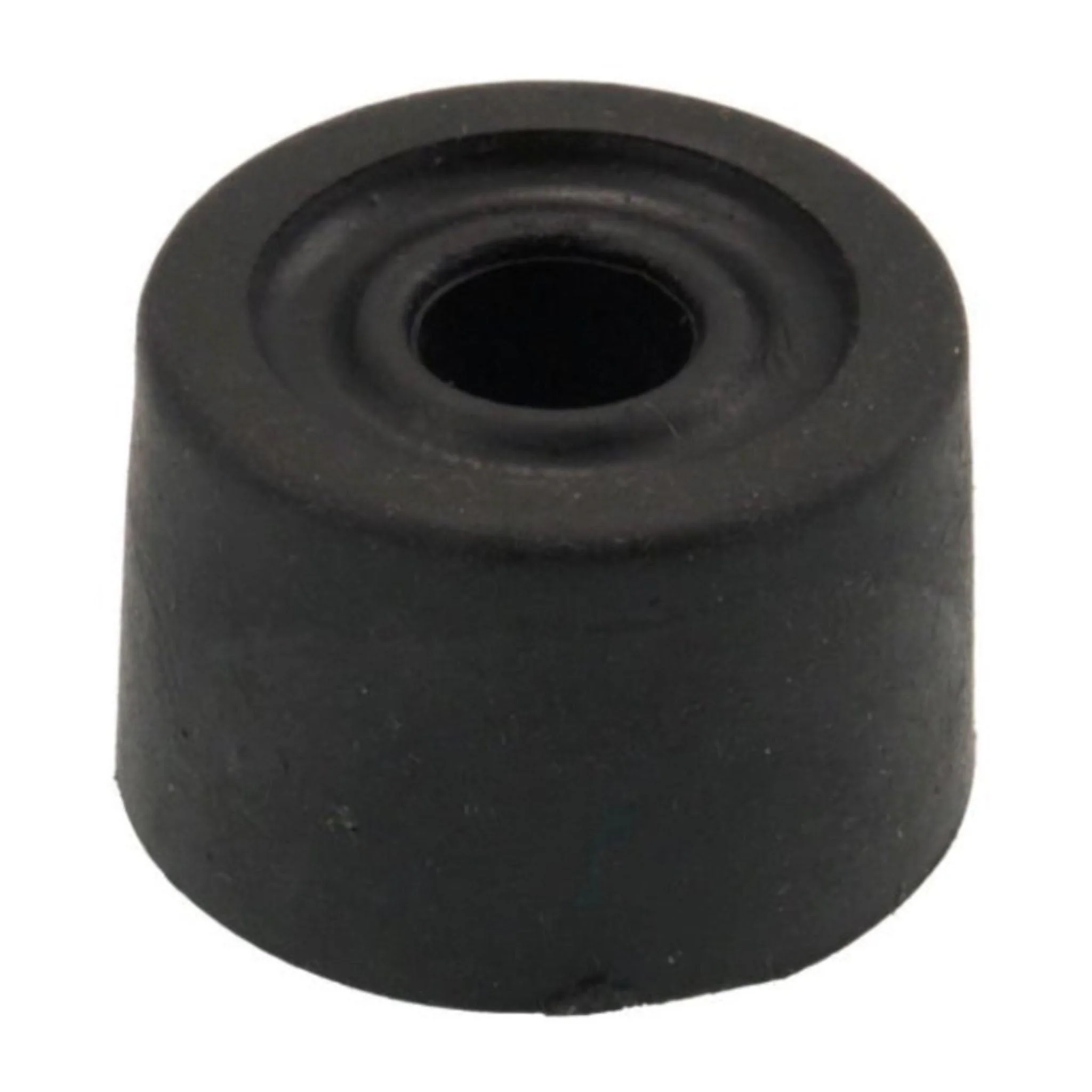 Frisco Rubber Floor Door Stop Black 32mm - 2 Pack