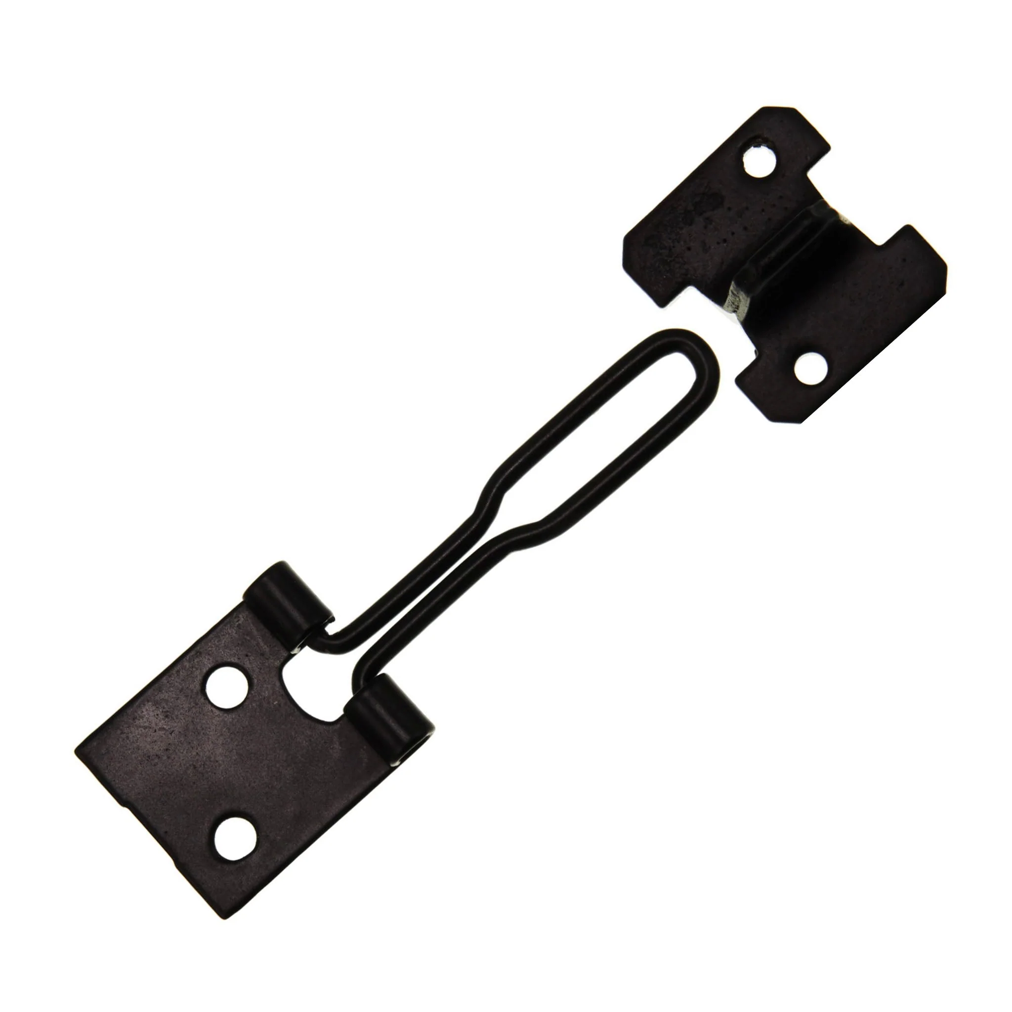 Frisco Wire Hasp And Staple Black 100mm
