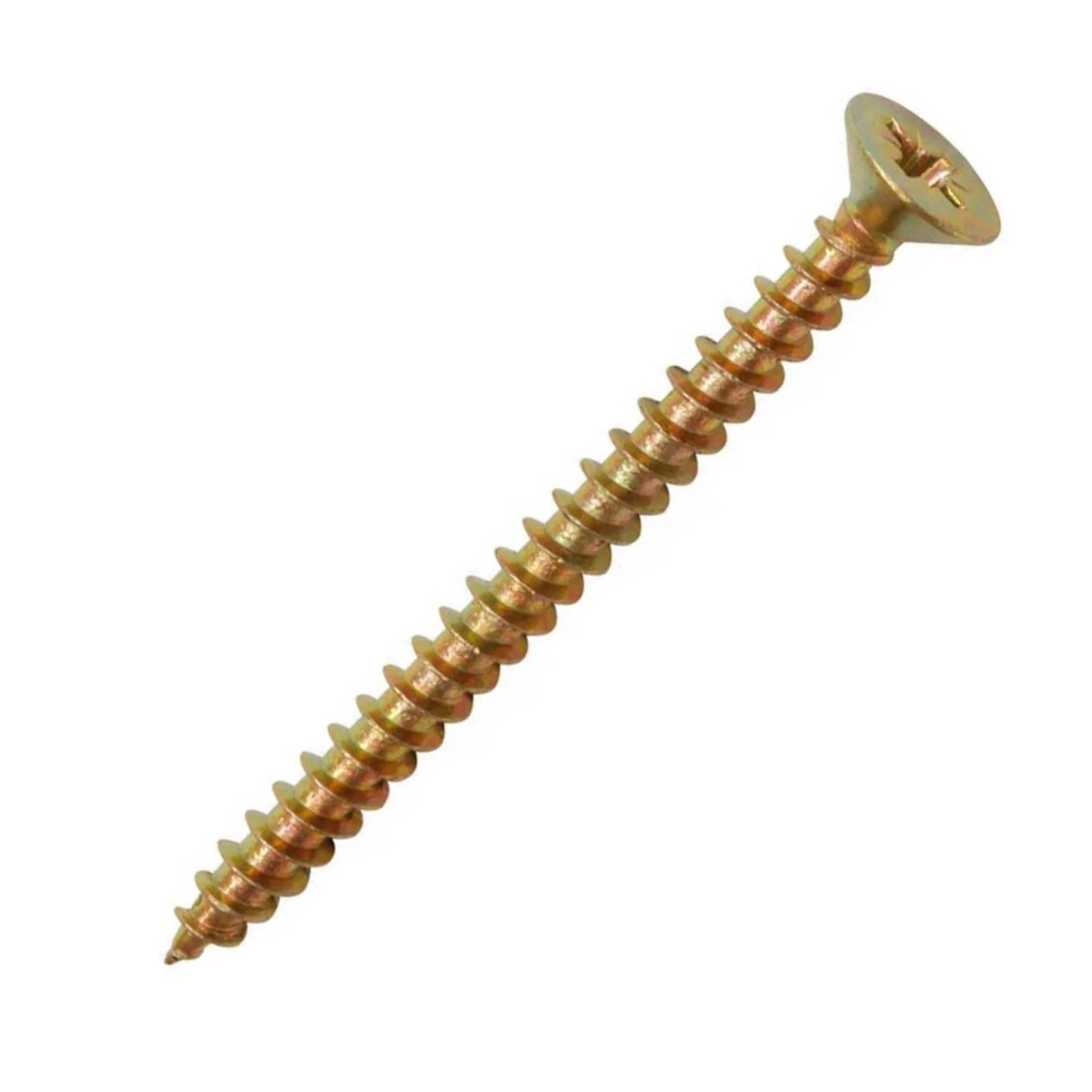 Gold Multi Purpose Woodscrews 4mm x 80mm 100 Box