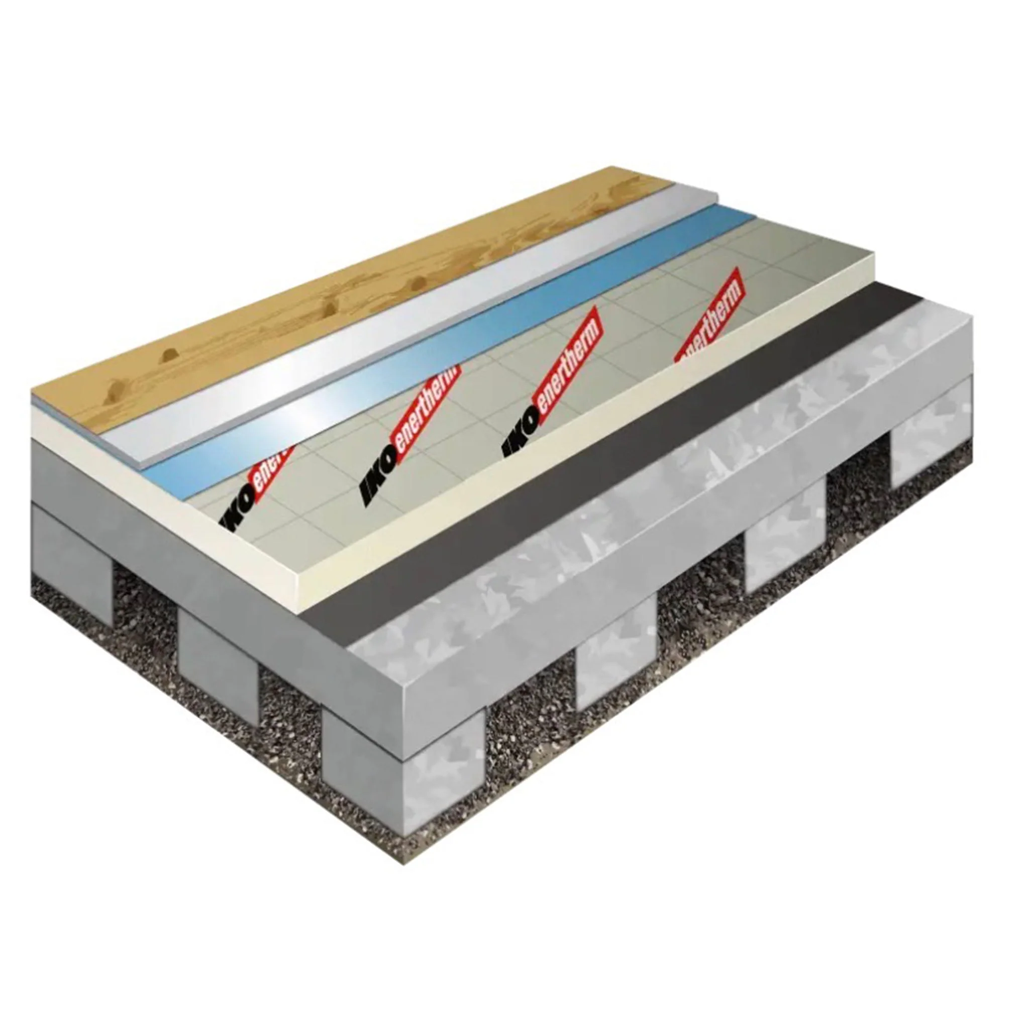 IKO Insulation Board Rigid Enertherm Alu 2.4 Metre x 1.2 Metre - Image 3