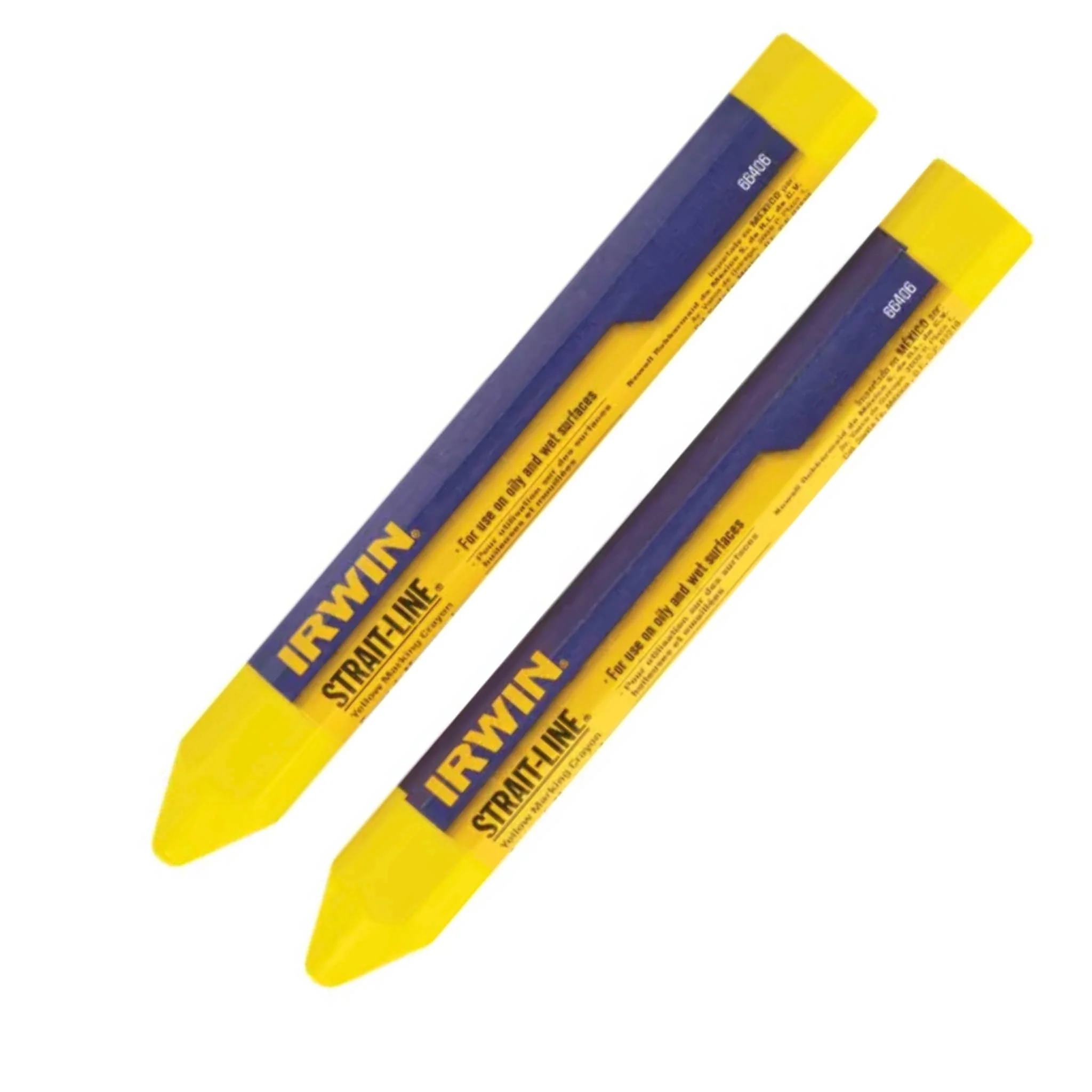 Irwin Marking Crayon Yellow 2 Pack