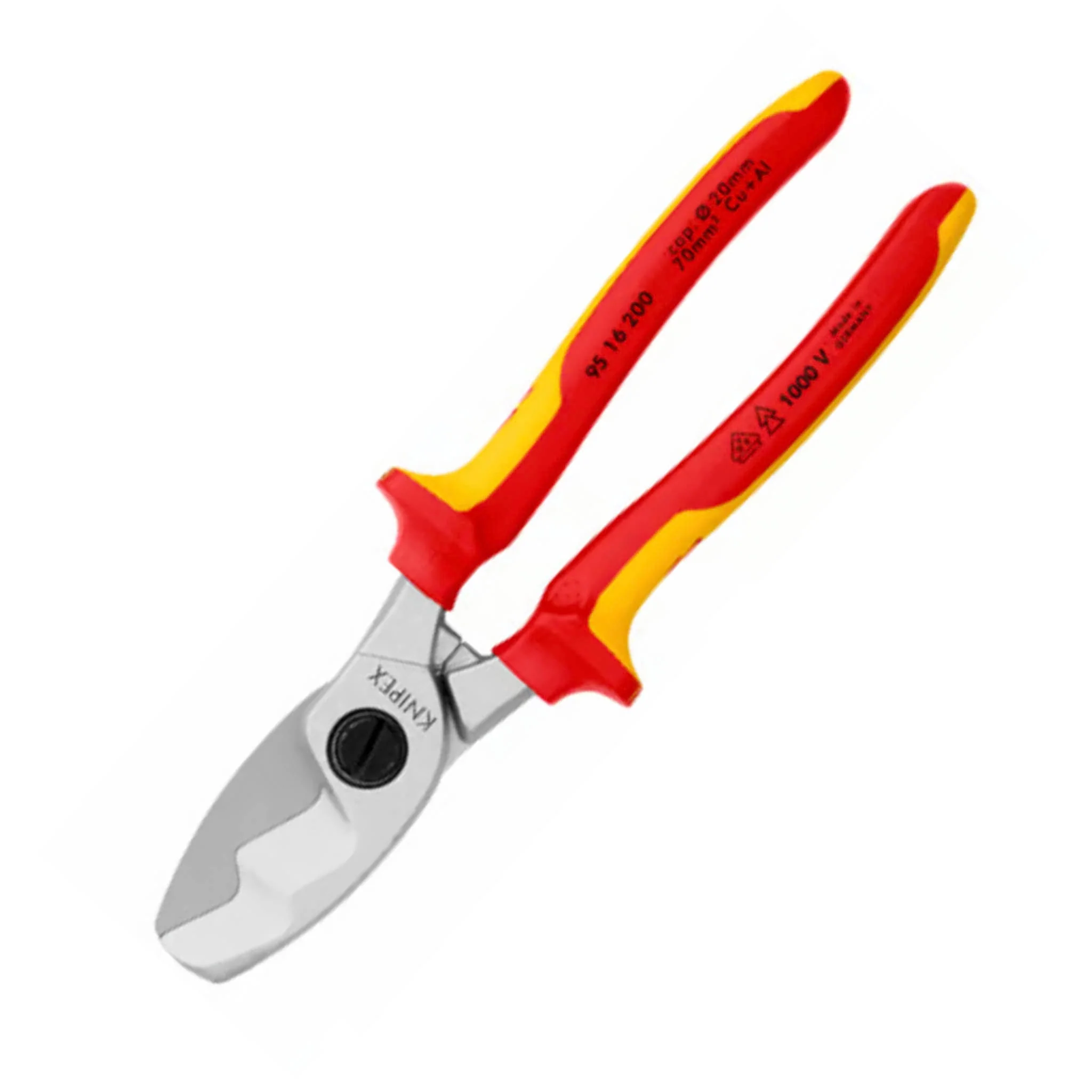 Knipex Cable Shears VDE 1000V 200mm - 8in