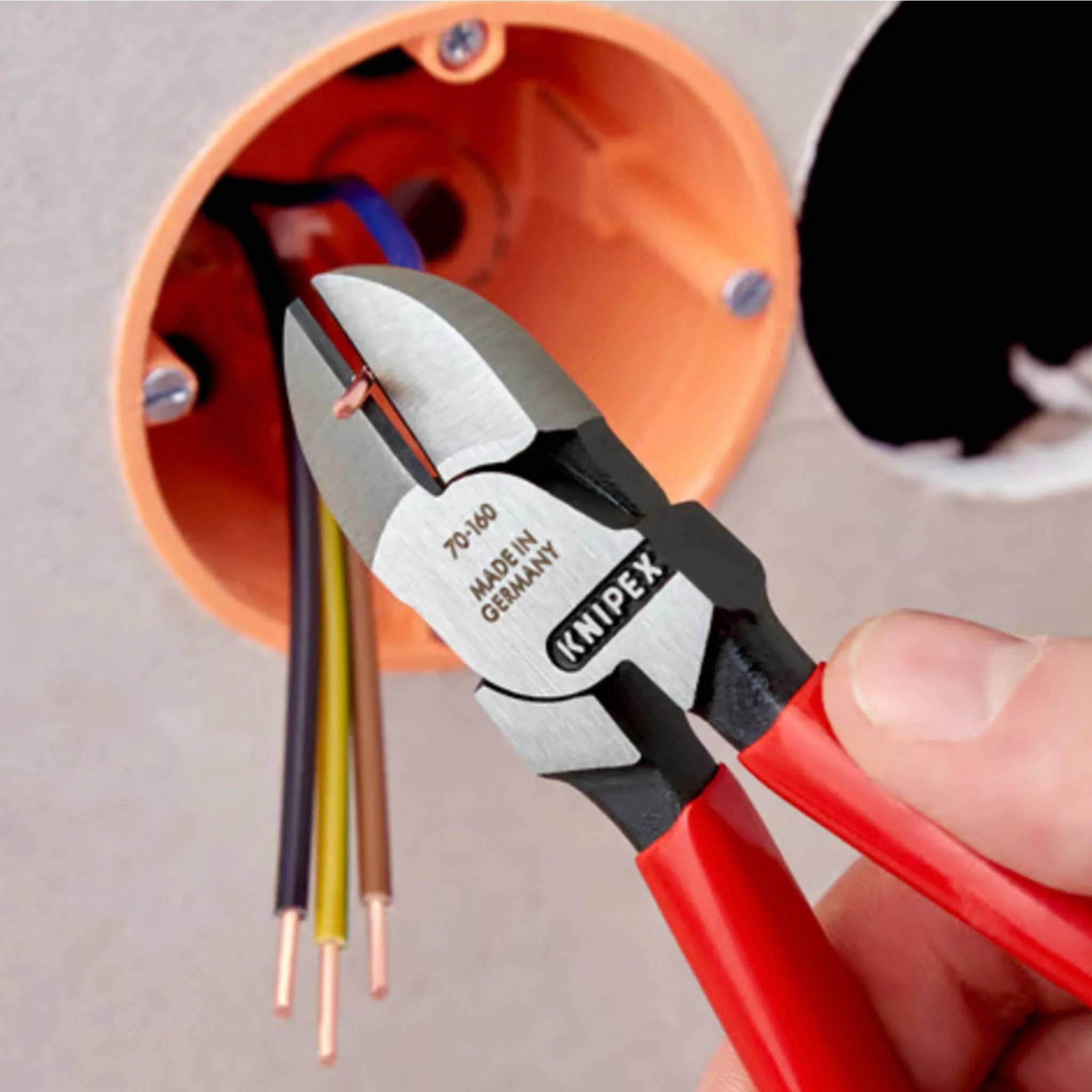 Knipex Diagonal Wire Cutter 160mm - Image 2