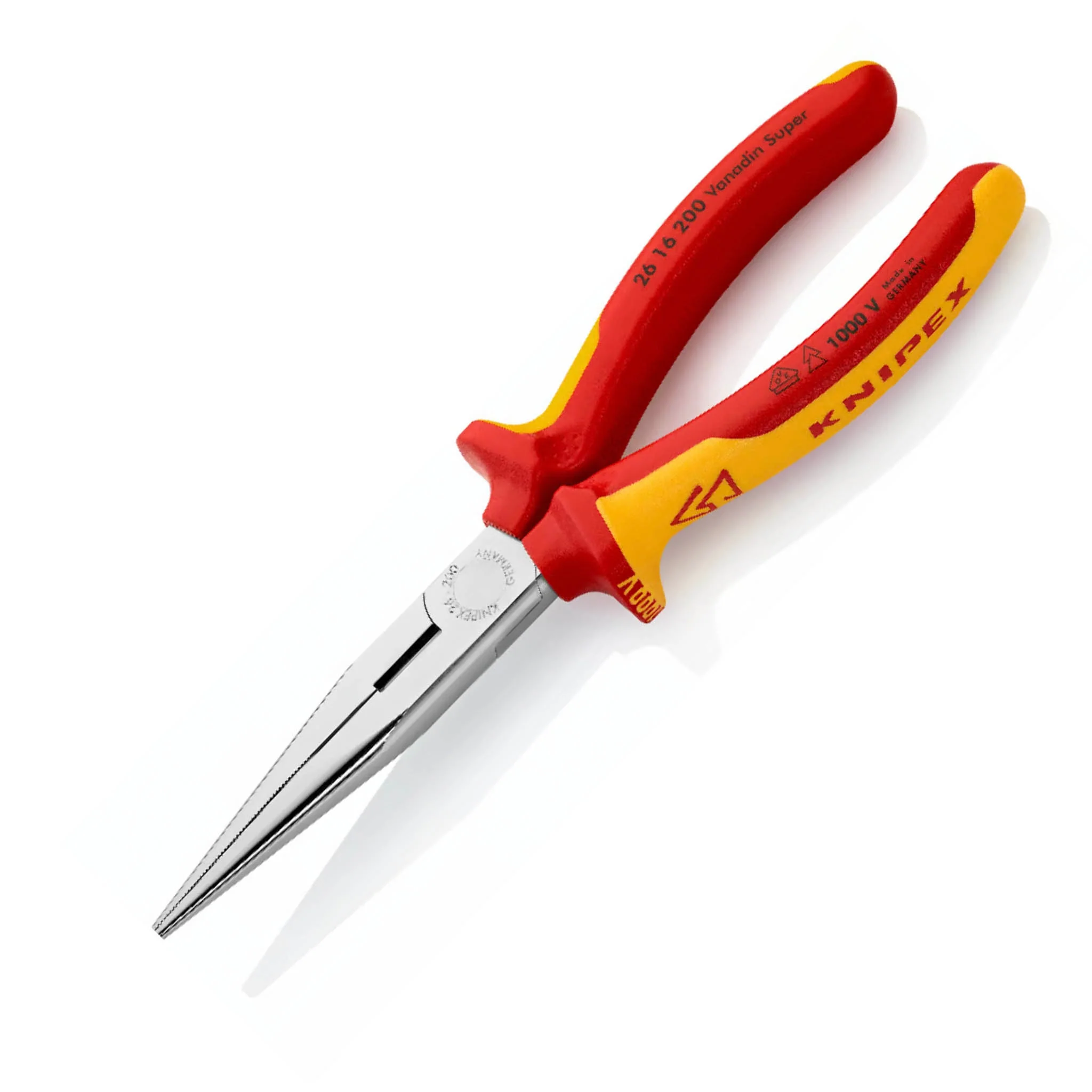 Knipex Long Snipe Nose Side Cutting Pliers VDE 200mm