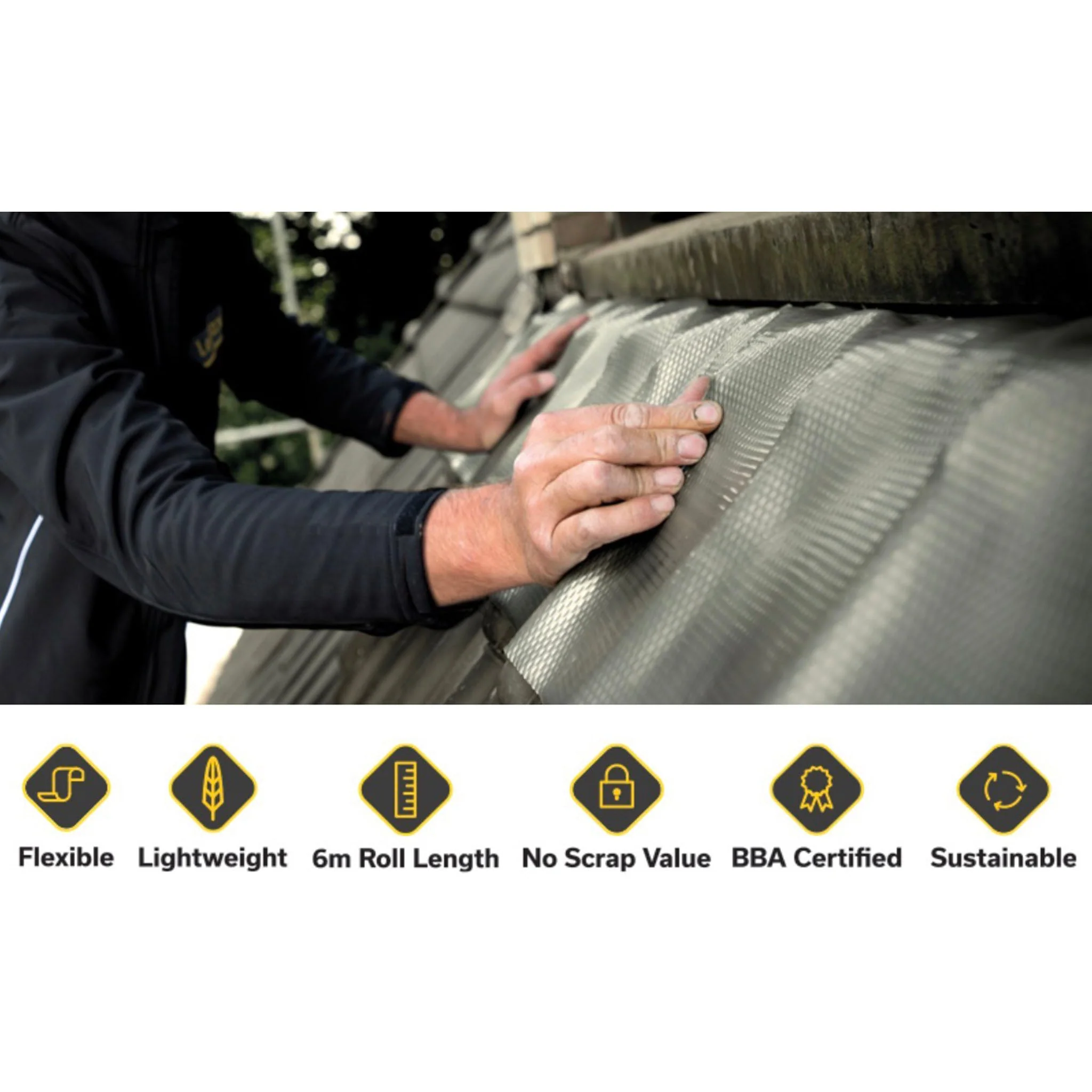 Leadax Lead Replacement Flashing 6 Metre - Image 2