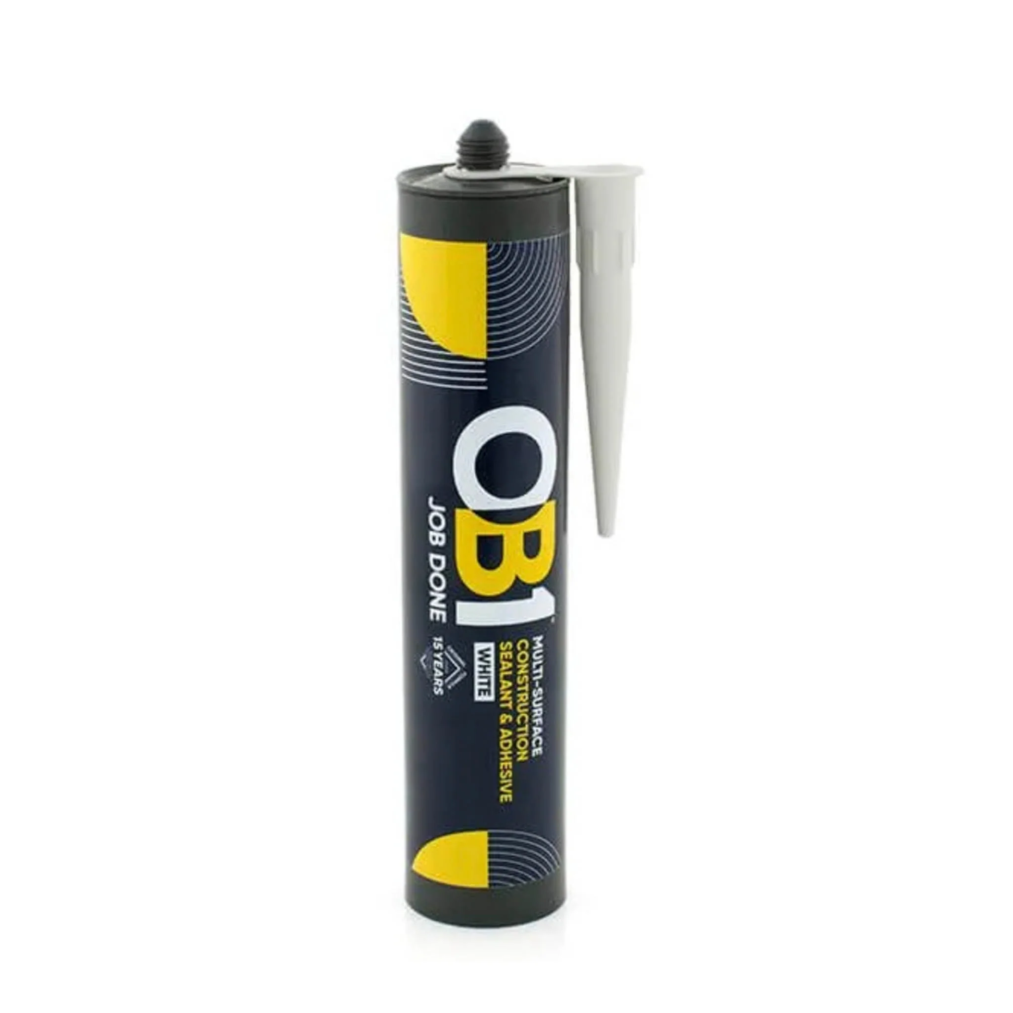 OB1 Multi-Surface Construction Sealant Adhesive White 290ml