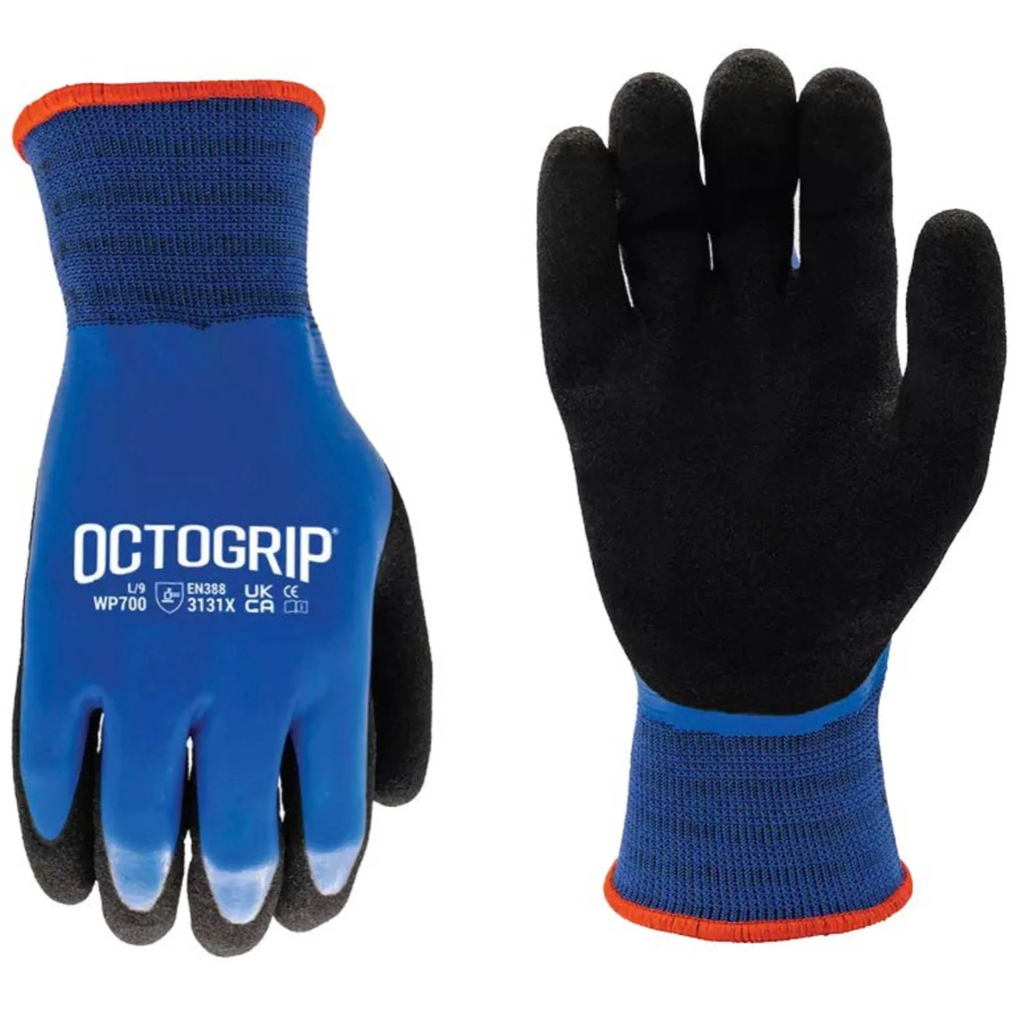 Octogrip WP700 Waterproof Winter Work Gloves Extra Large