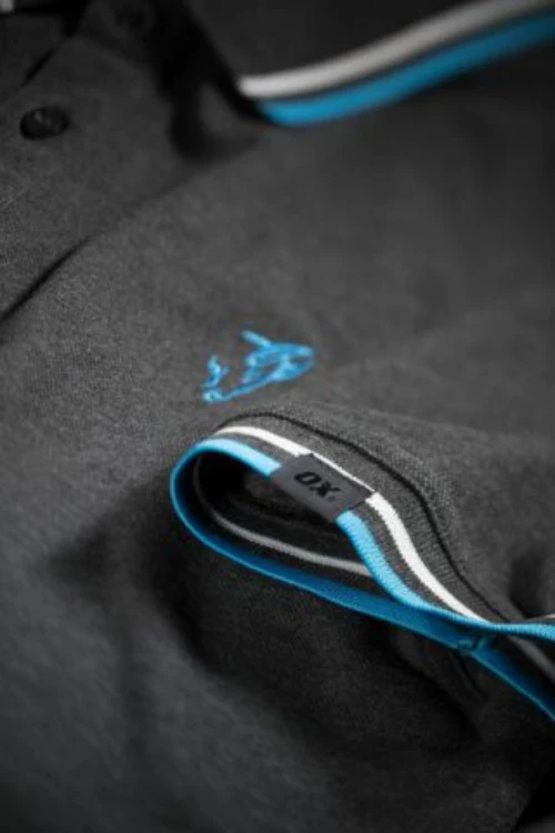 Ox Workwear Pique Polo Shirt Charcoal - Image 3
