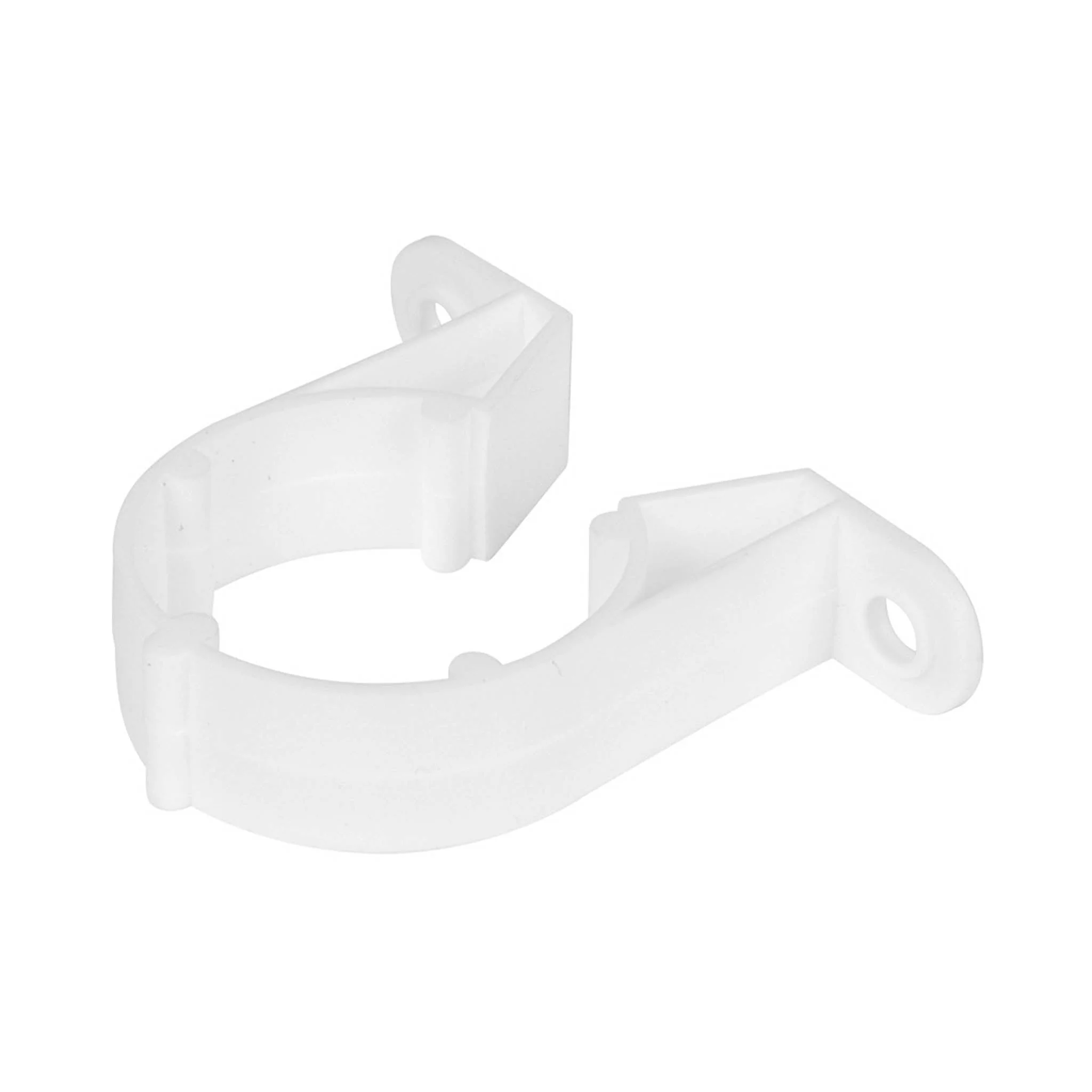 Push Fit And Solvent Weld Waste Pipe White Clip - 32mm