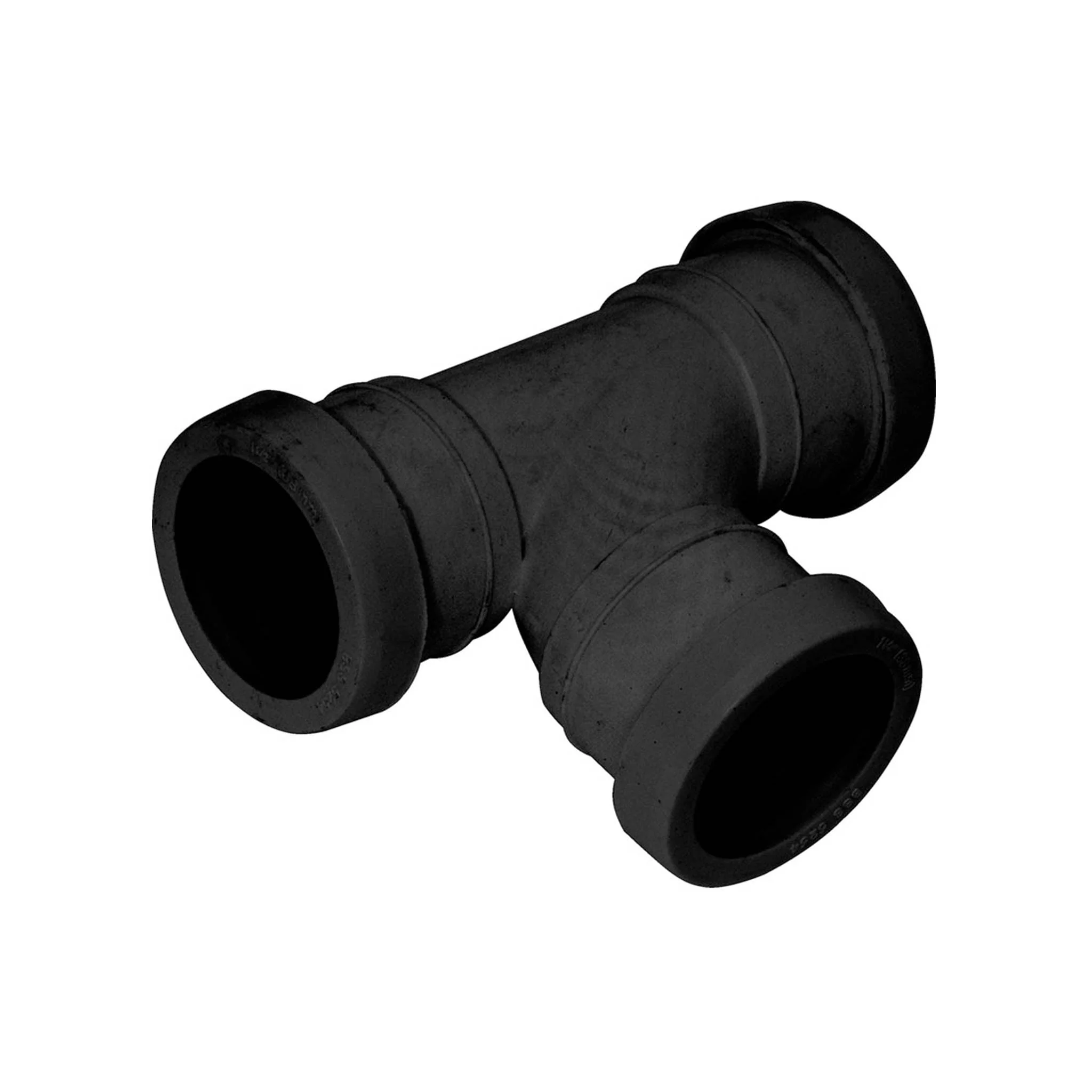 Push Fit Waste Pipe Black Swept Branch 32mm - 90 Degree