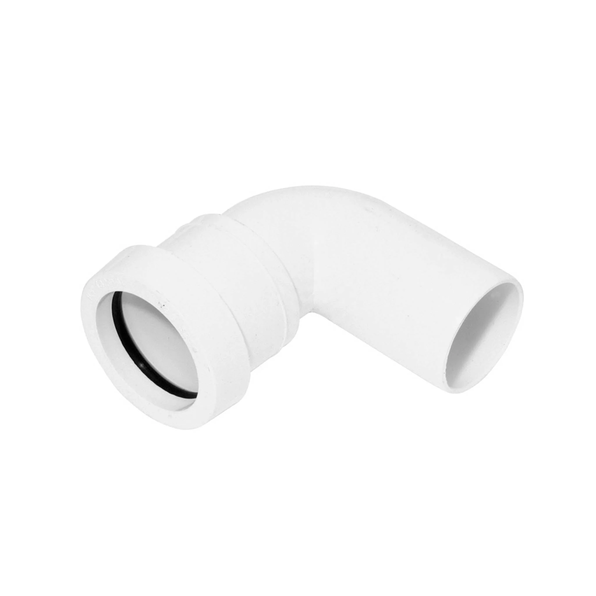 Push Fit Waste Pipe White P-S Trap Converter Bend  - 32mm