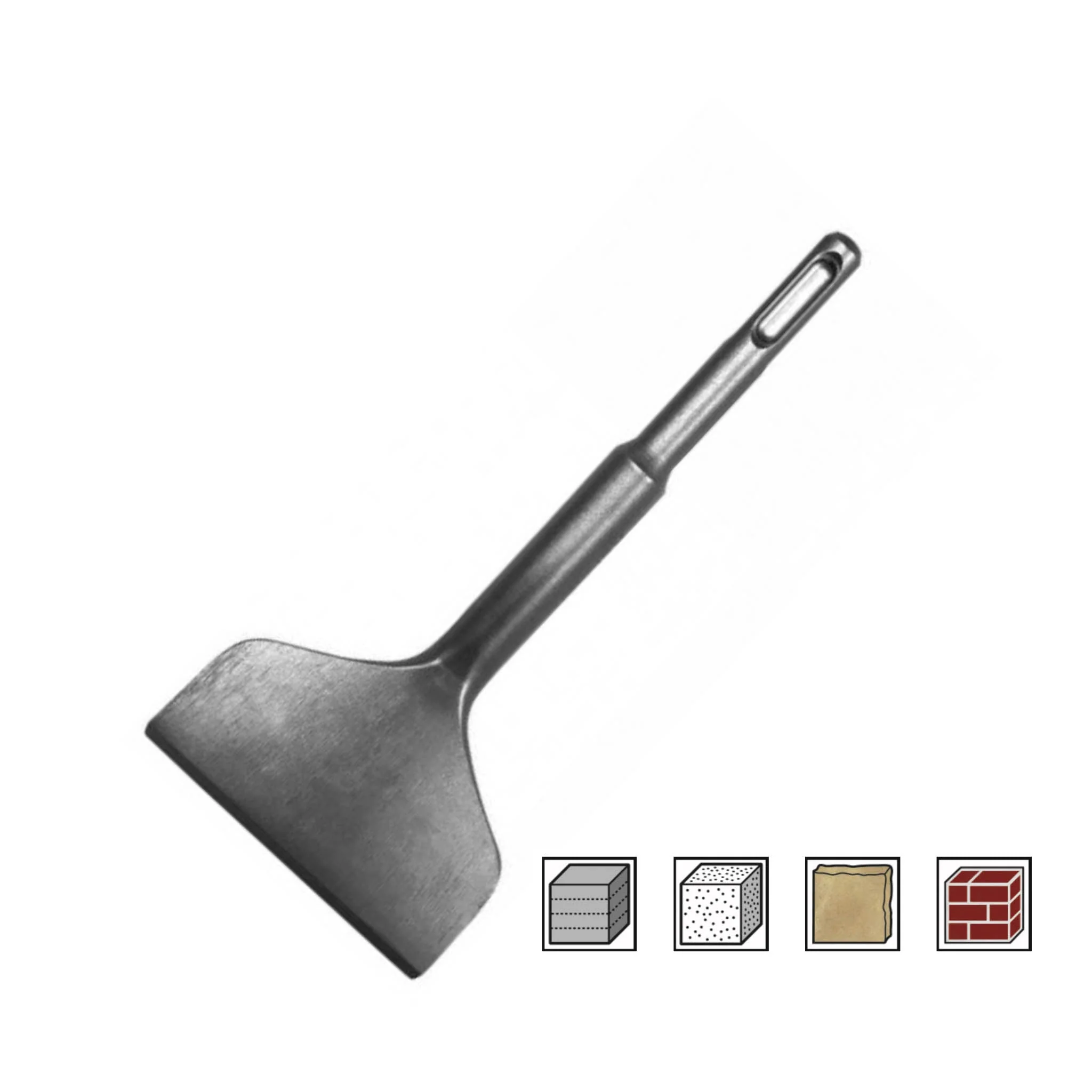 Reisser Angled Tile Chisel SDS Plus 75mm x 165mm