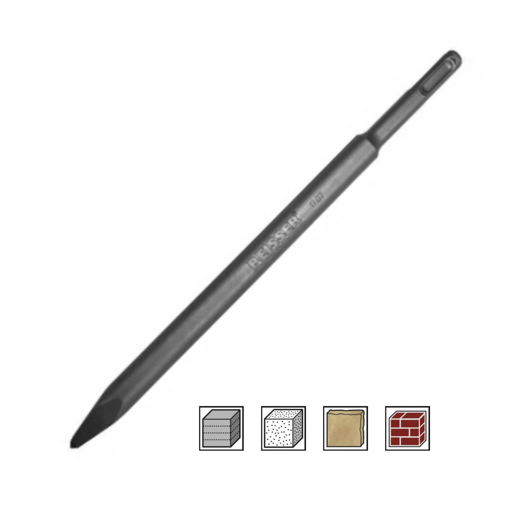 Reisser Bull Point SDS Chisel - 250mm