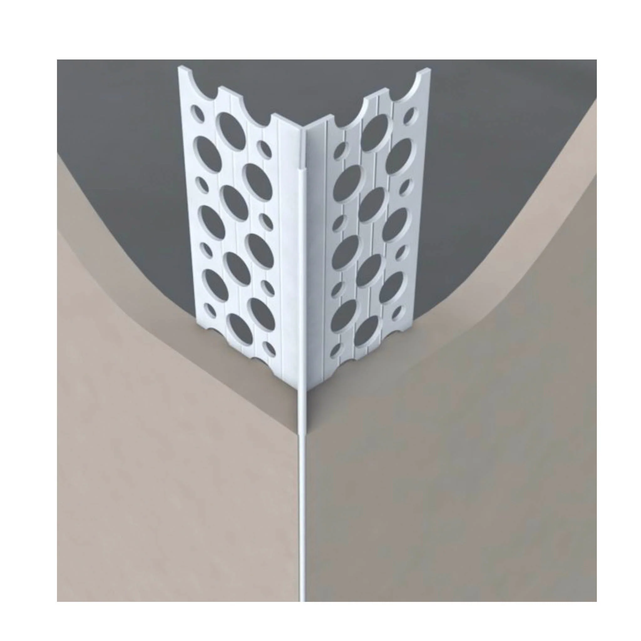 Render Plastic Corner Angle Bead White 15mm x 3 Metre
