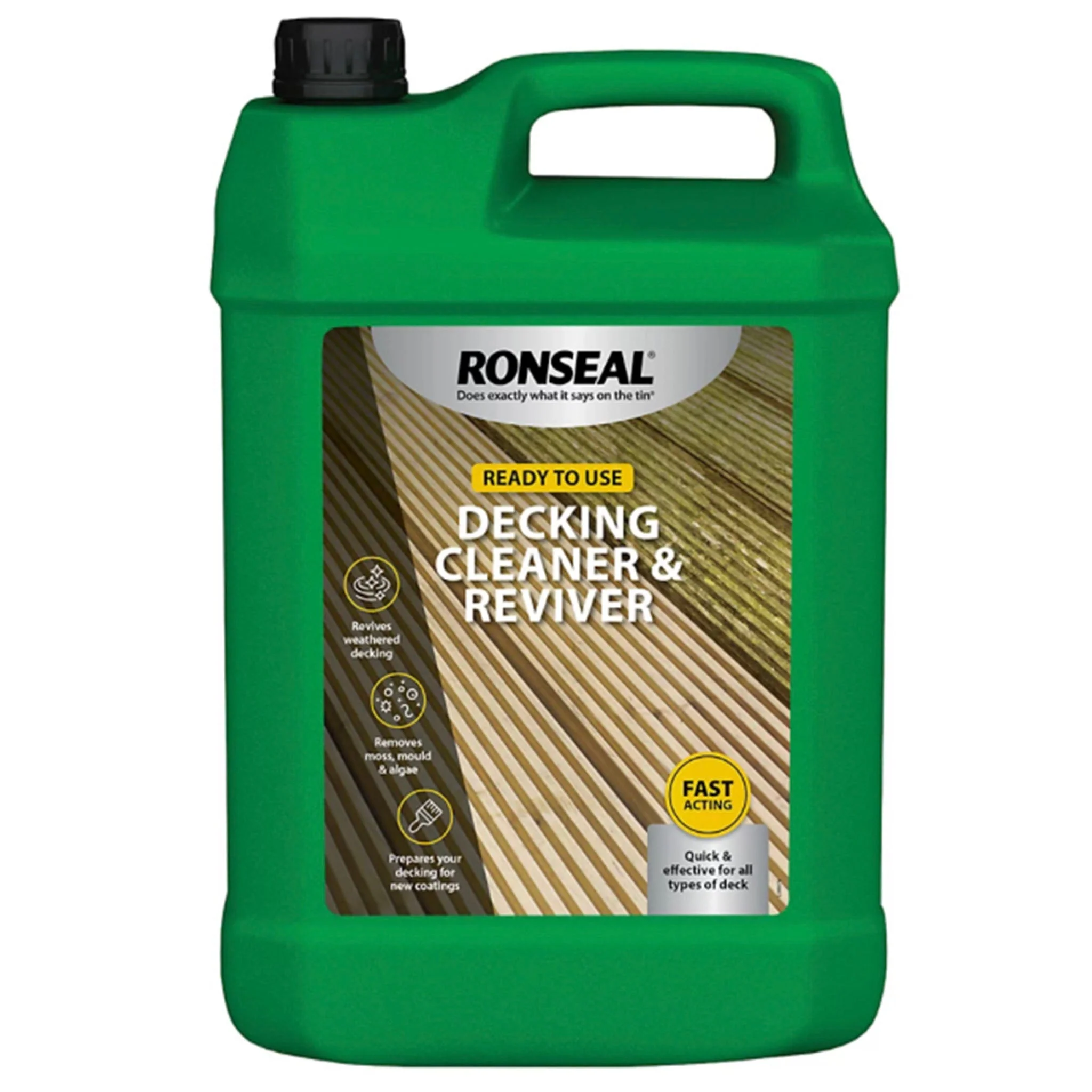 Ronseal Decking Cleaner and Reviver - 5 Litre