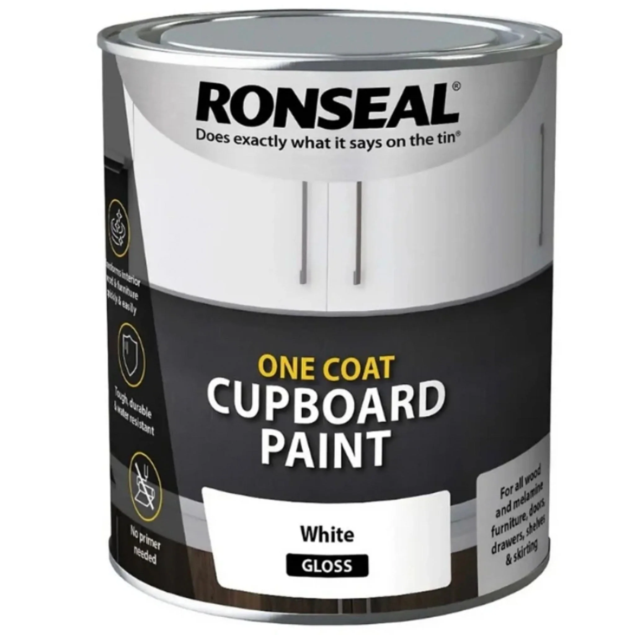 Ronseal One Coat Cupboard Paint - 750ml - Image 2