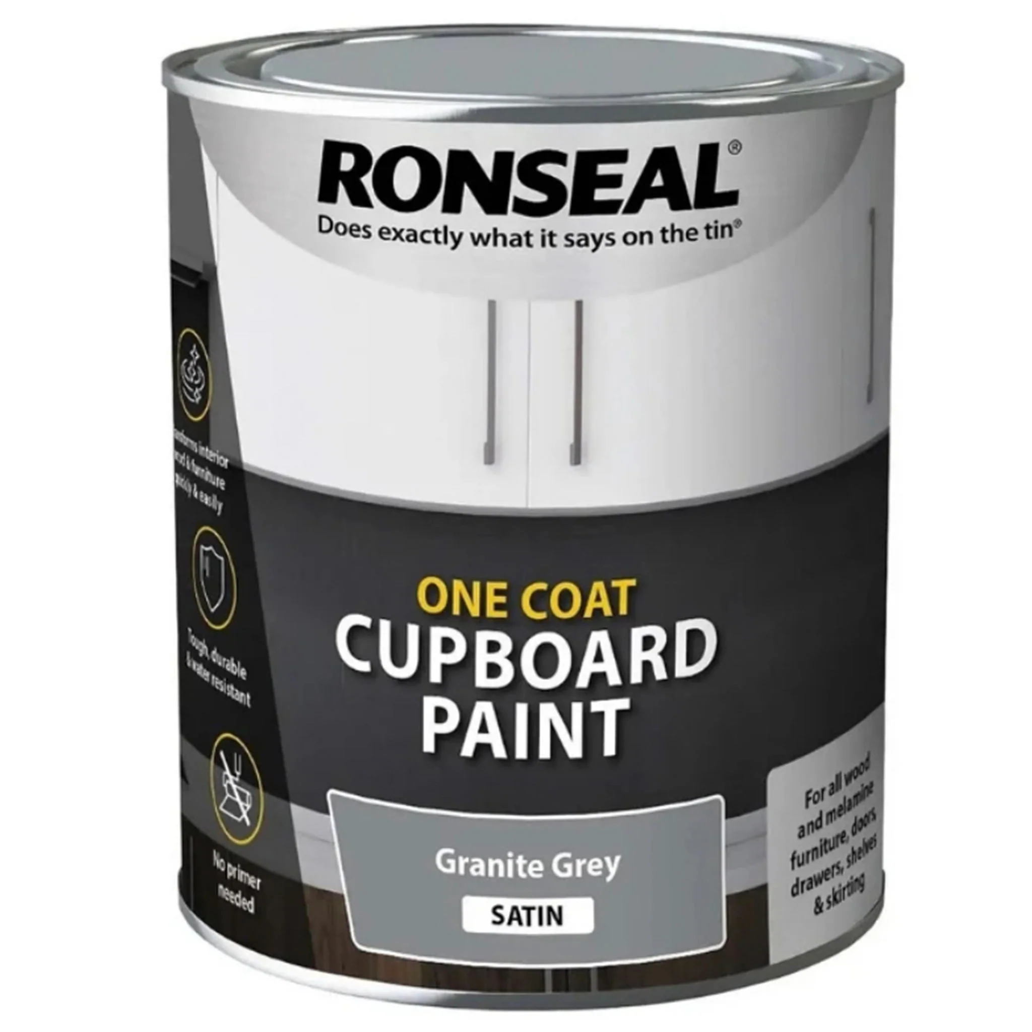 Ronseal One Coat Cupboard Paint - 750ml - Image 3