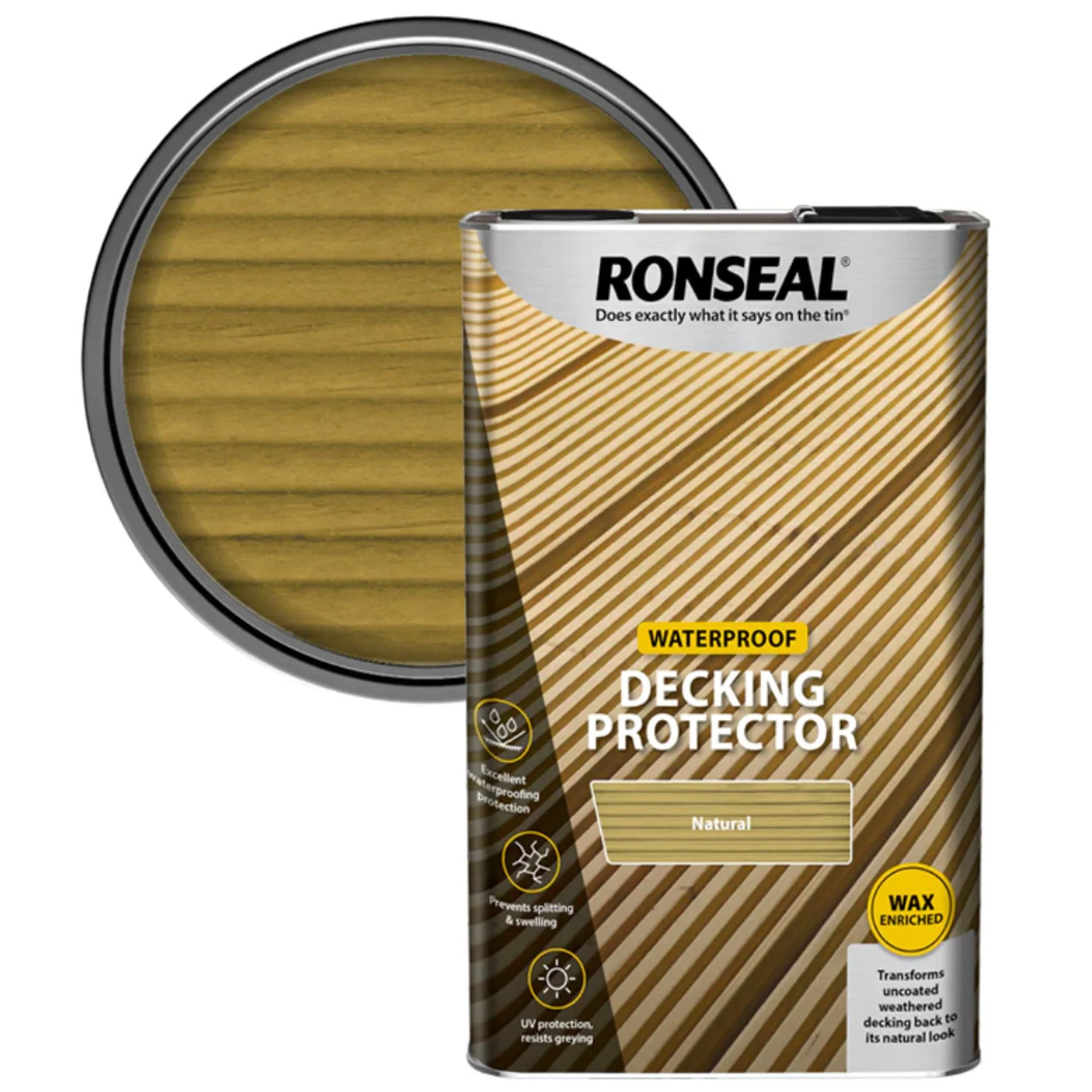 Ronseal Waterproof Decking Protector - 5 Litre - Image 2