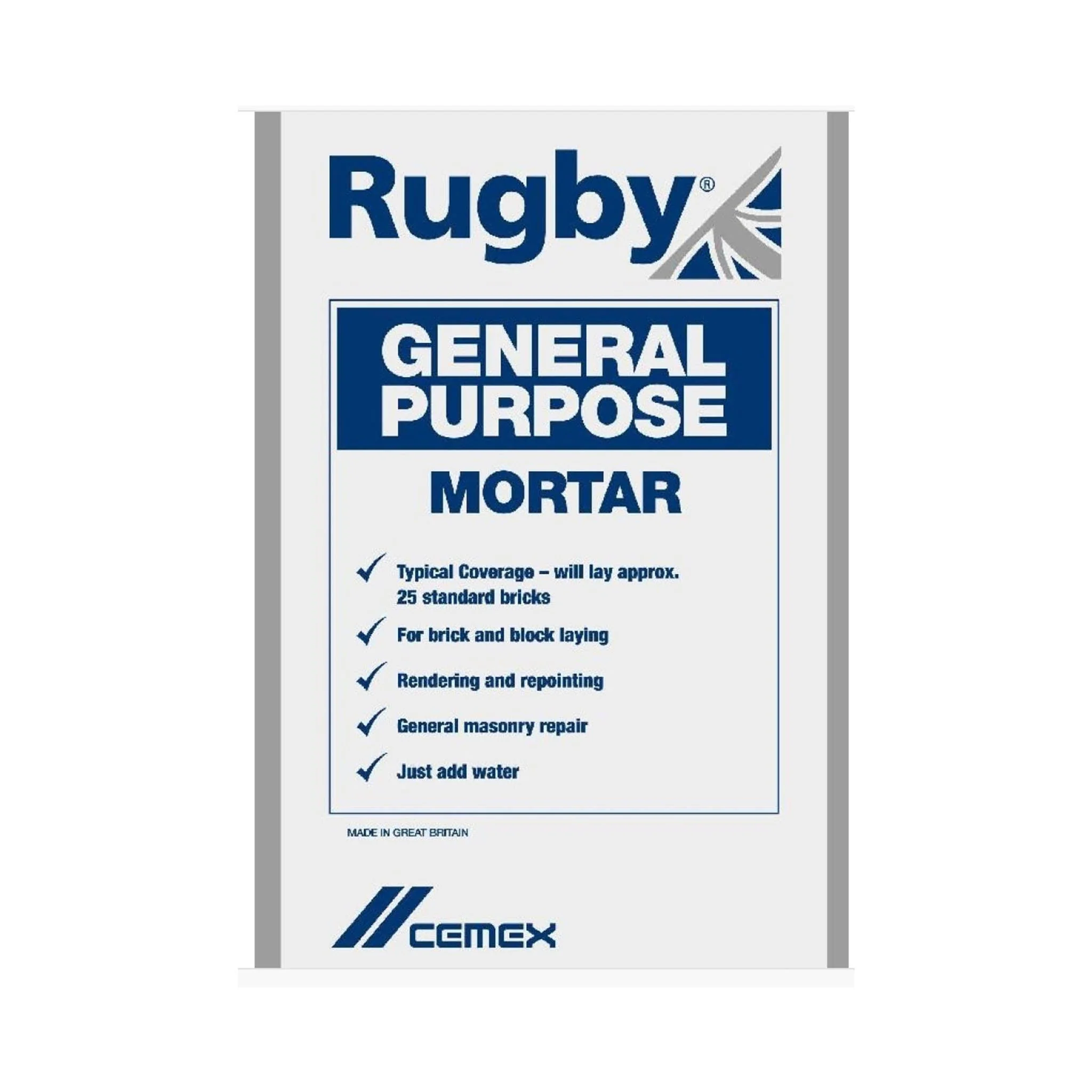 Rugby General Purpose Mortar - 25kg