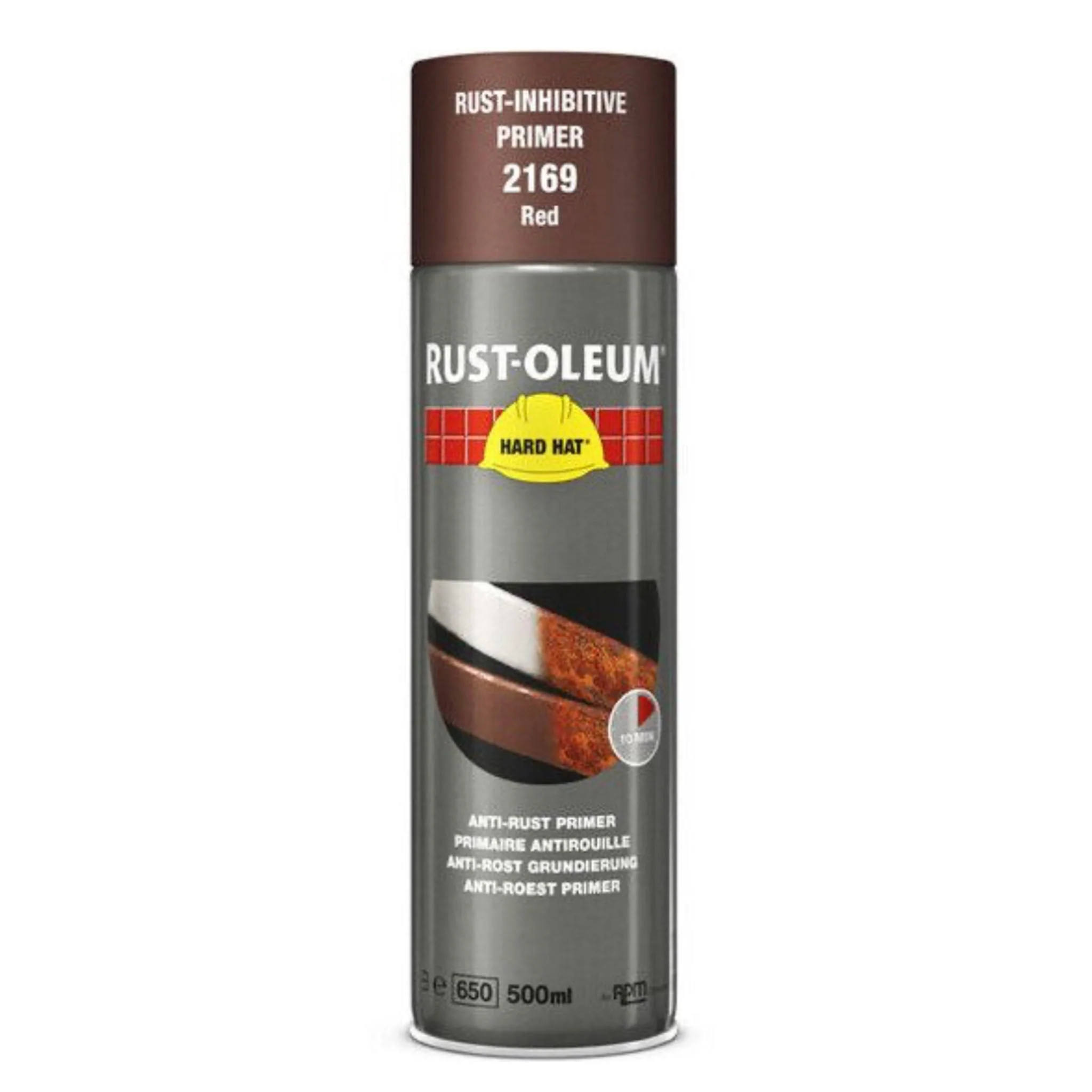 Rust-Oleum Hard Hat Spray Paint Rust-Inhibitive Primer - 500ml - Image 3