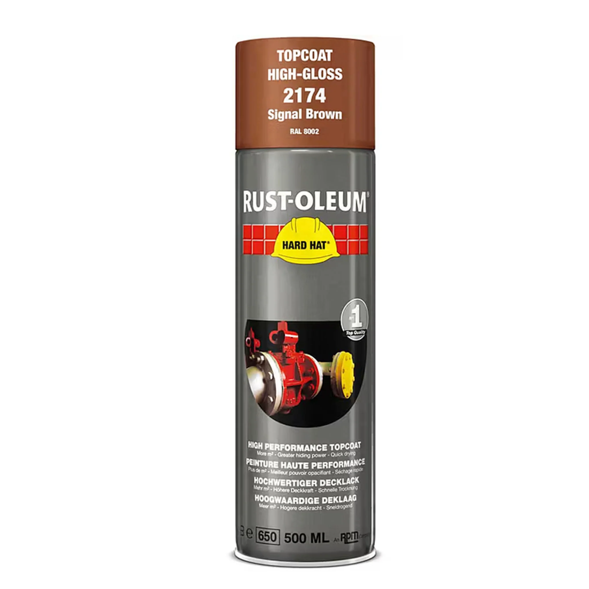 Rust-Oleum Hard Hat Top Coat Spray Paint - 500ml - Image 10