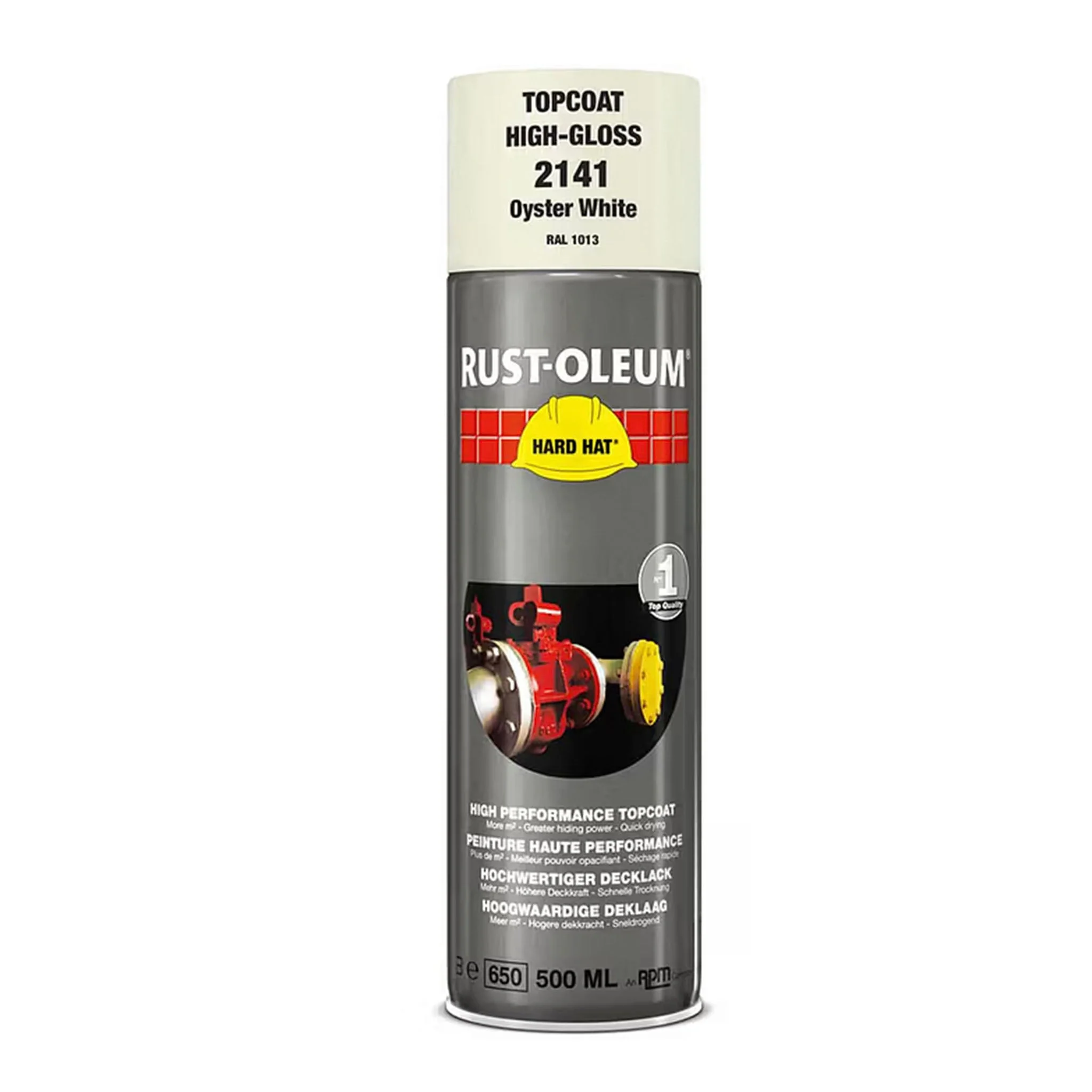Rust-Oleum Hard Hat Top Coat Spray Paint - 500ml - Image 20