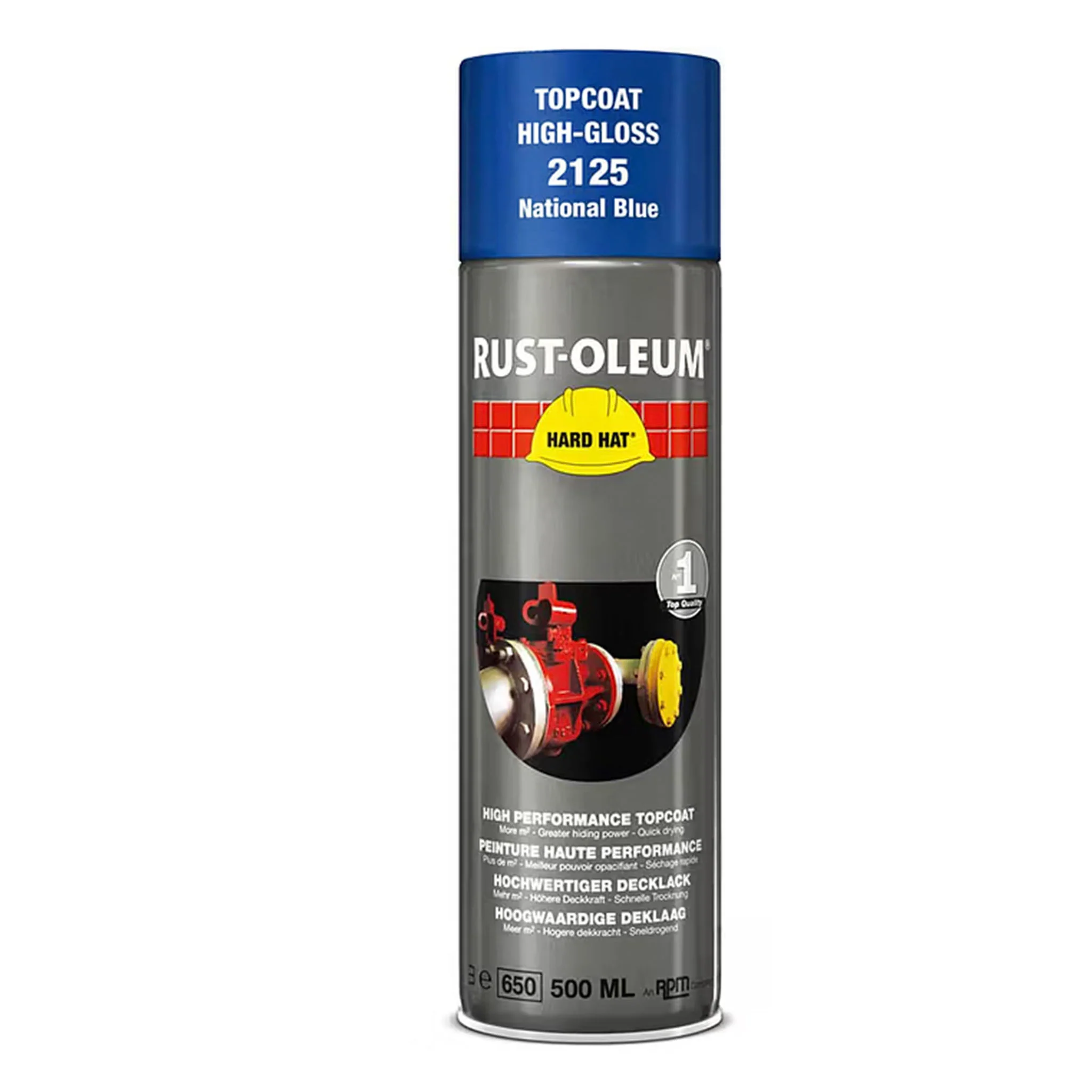 Rust-Oleum Hard Hat Top Coat Spray Paint - 500ml - Image 22