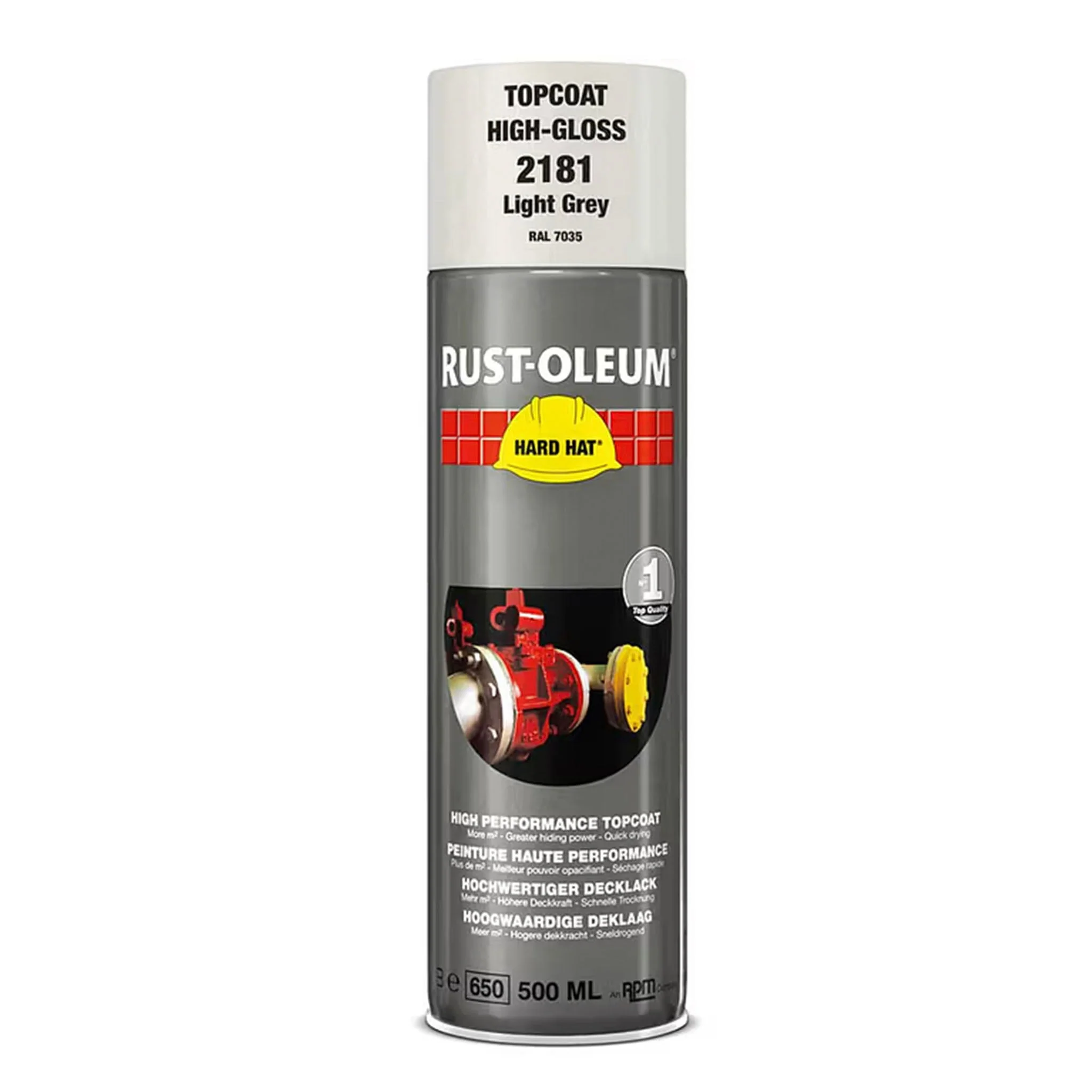 Rust-Oleum Hard Hat Top Coat Spray Paint - 500ml - Image 27