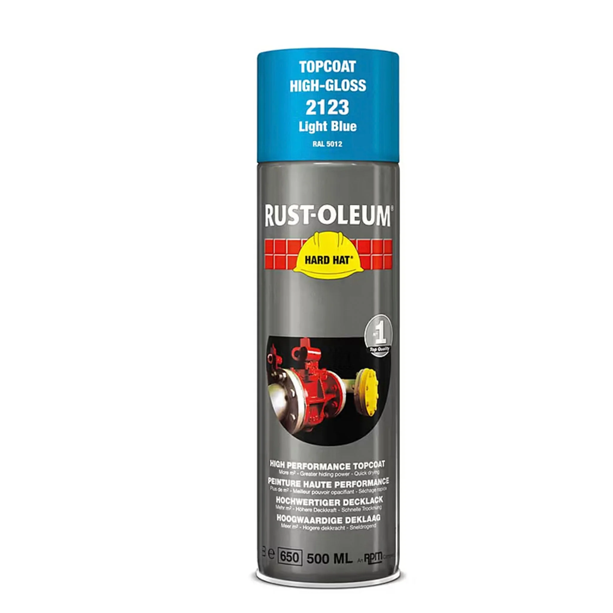 Rust-Oleum Hard Hat Top Coat Spray Paint - 500ml - Image 28