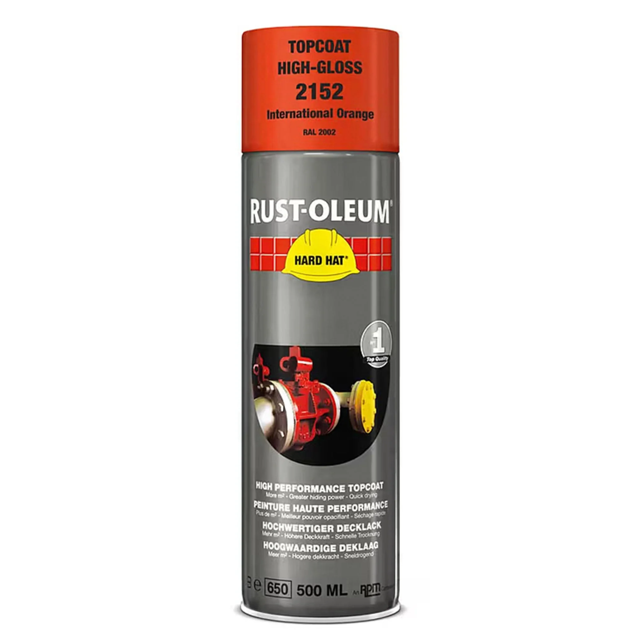 Rust-Oleum Hard Hat Top Coat Spray Paint - 500ml - Image 29