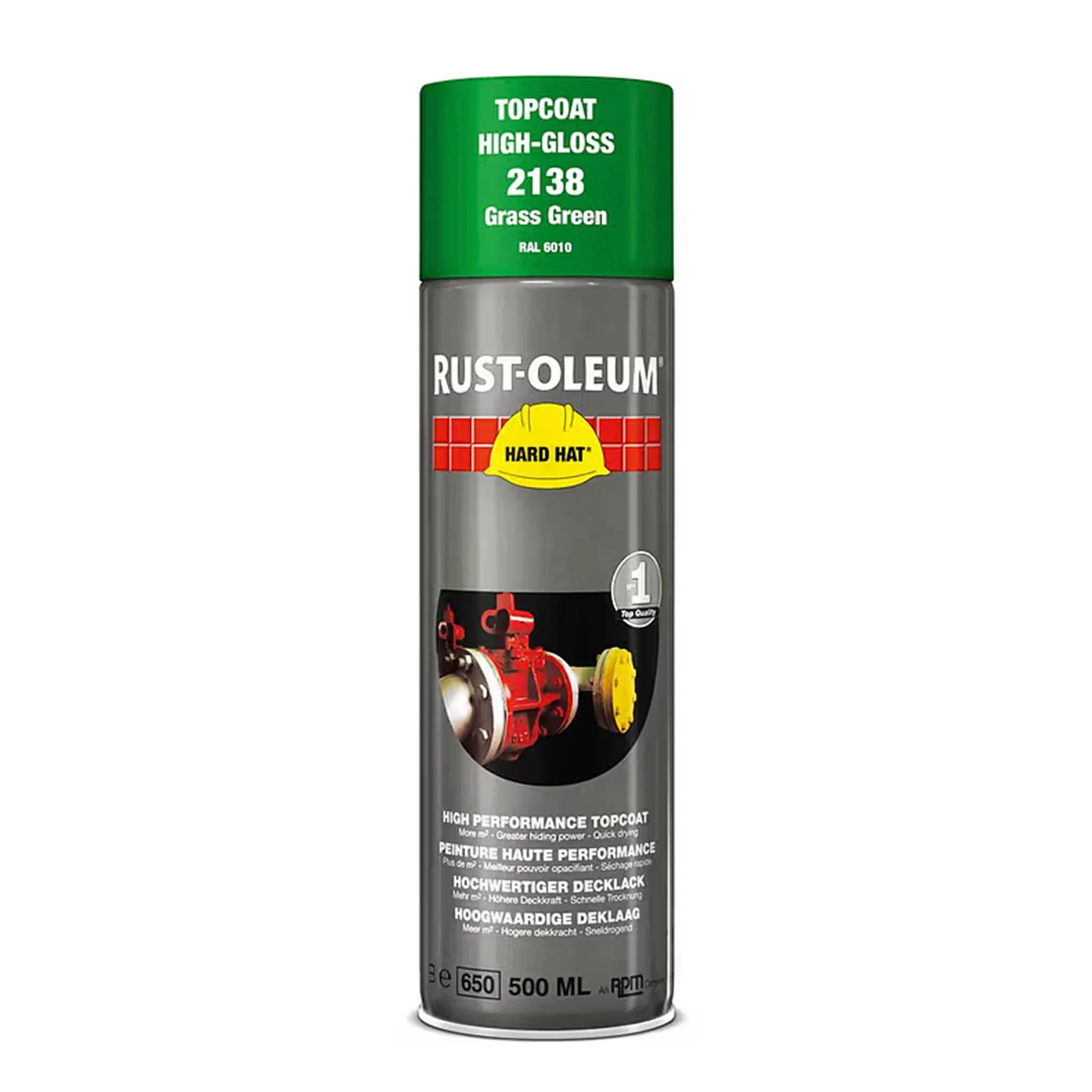 Rust-Oleum Hard Hat Top Coat Spray Paint - 500ml - Image 30